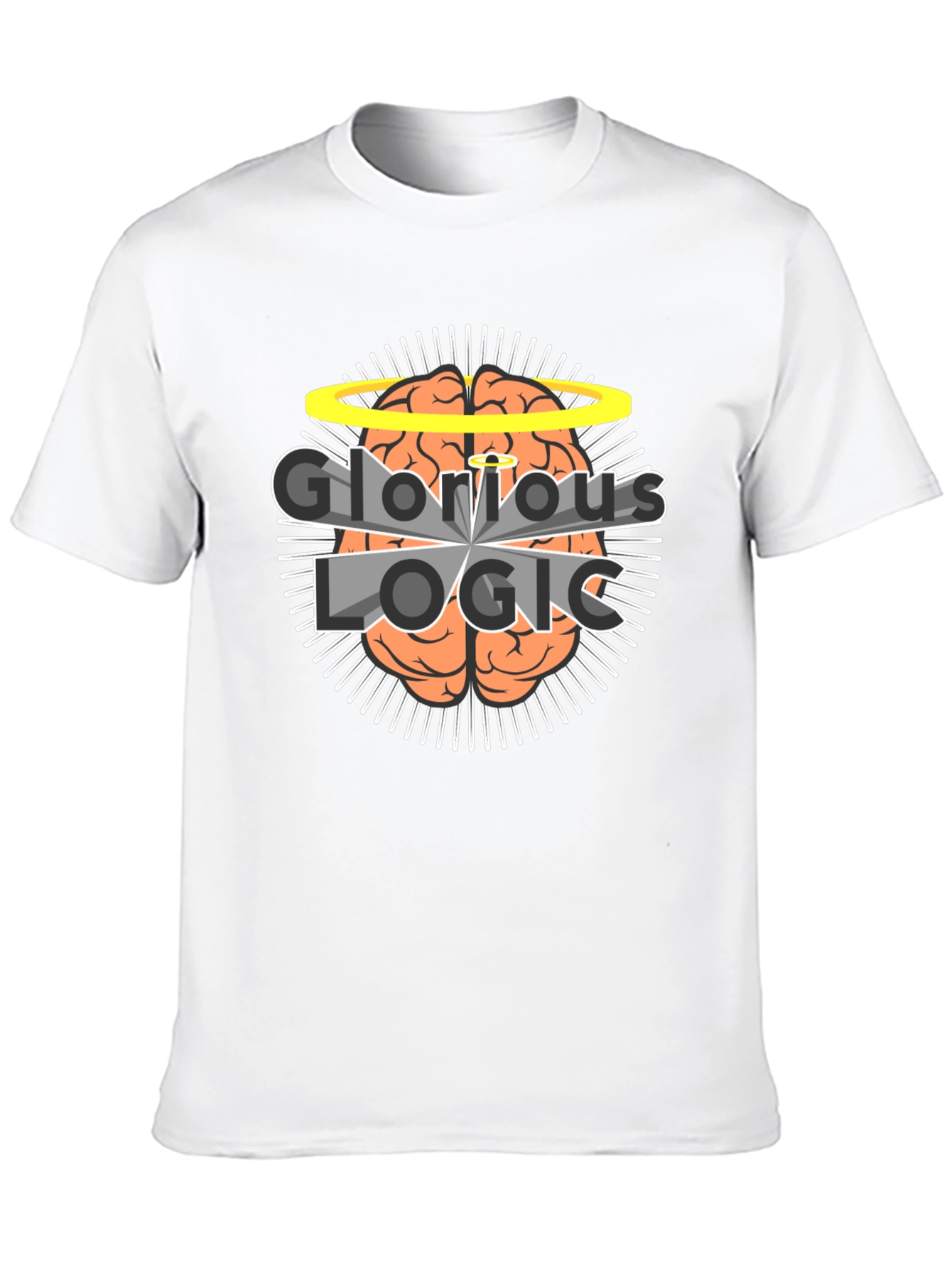 Glorious Logic Brain Graphic T-Shirt