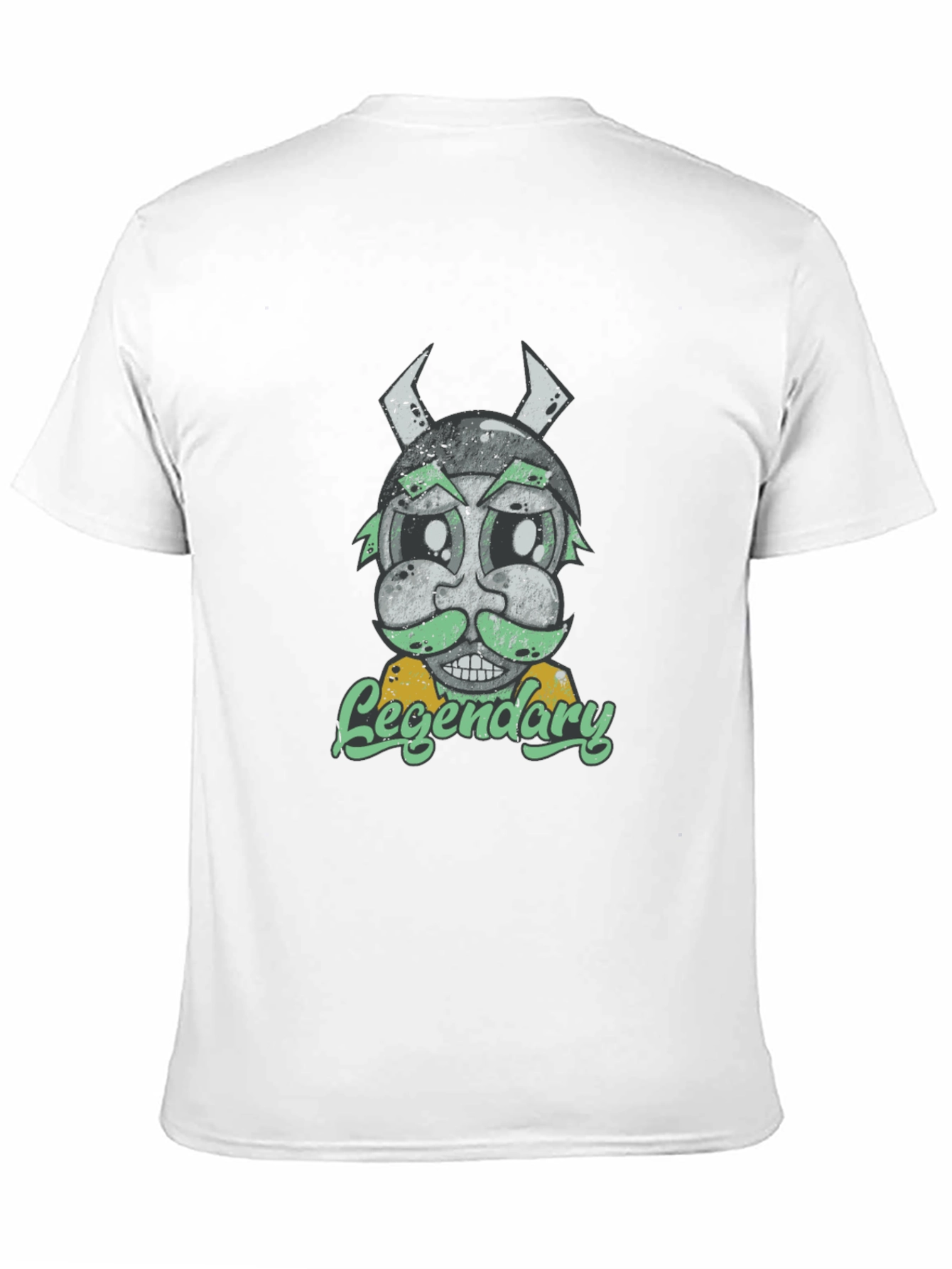 Legendary Viking Cartoon Graphic T-Shirt