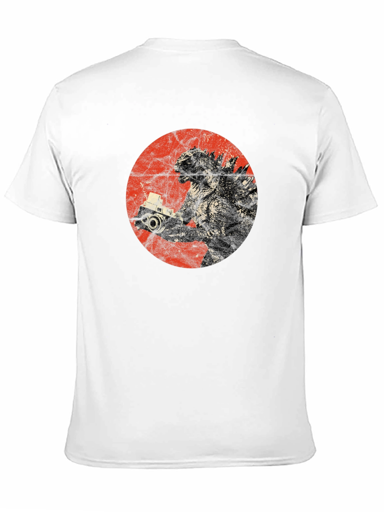 Godzilla Camera T-Shirt - Unique Graphic Tee