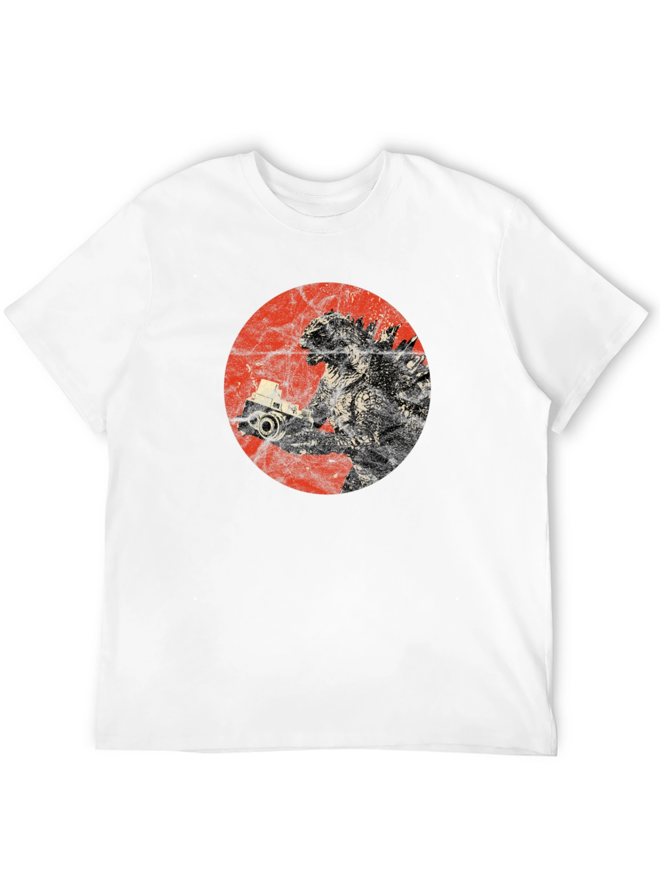 Godzilla Camera T-Shirt - Unique Graphic Tee