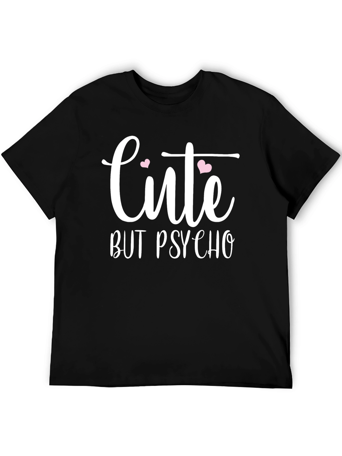 Cute But Psycho Graphic Tee - Black