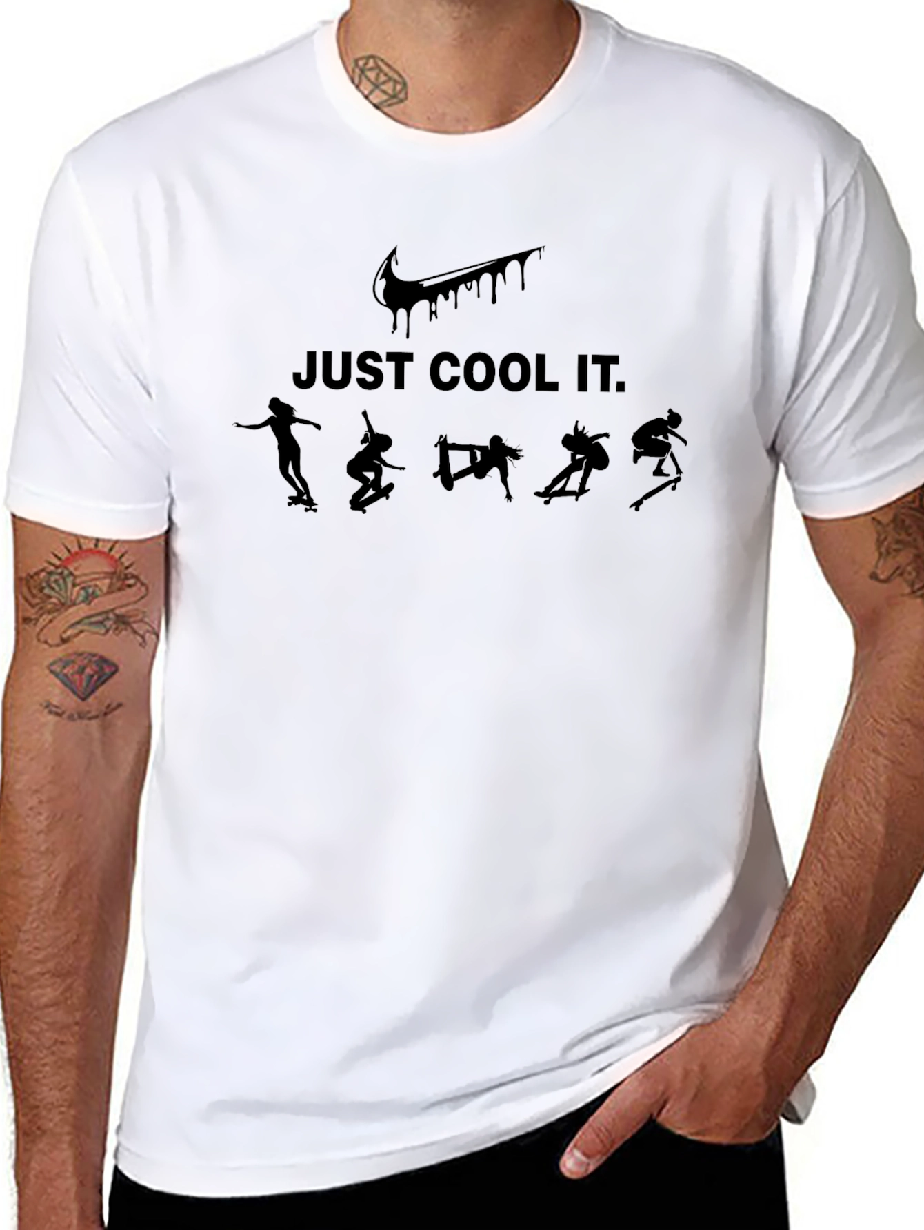 Just Cool It Skateboard T-Shirt