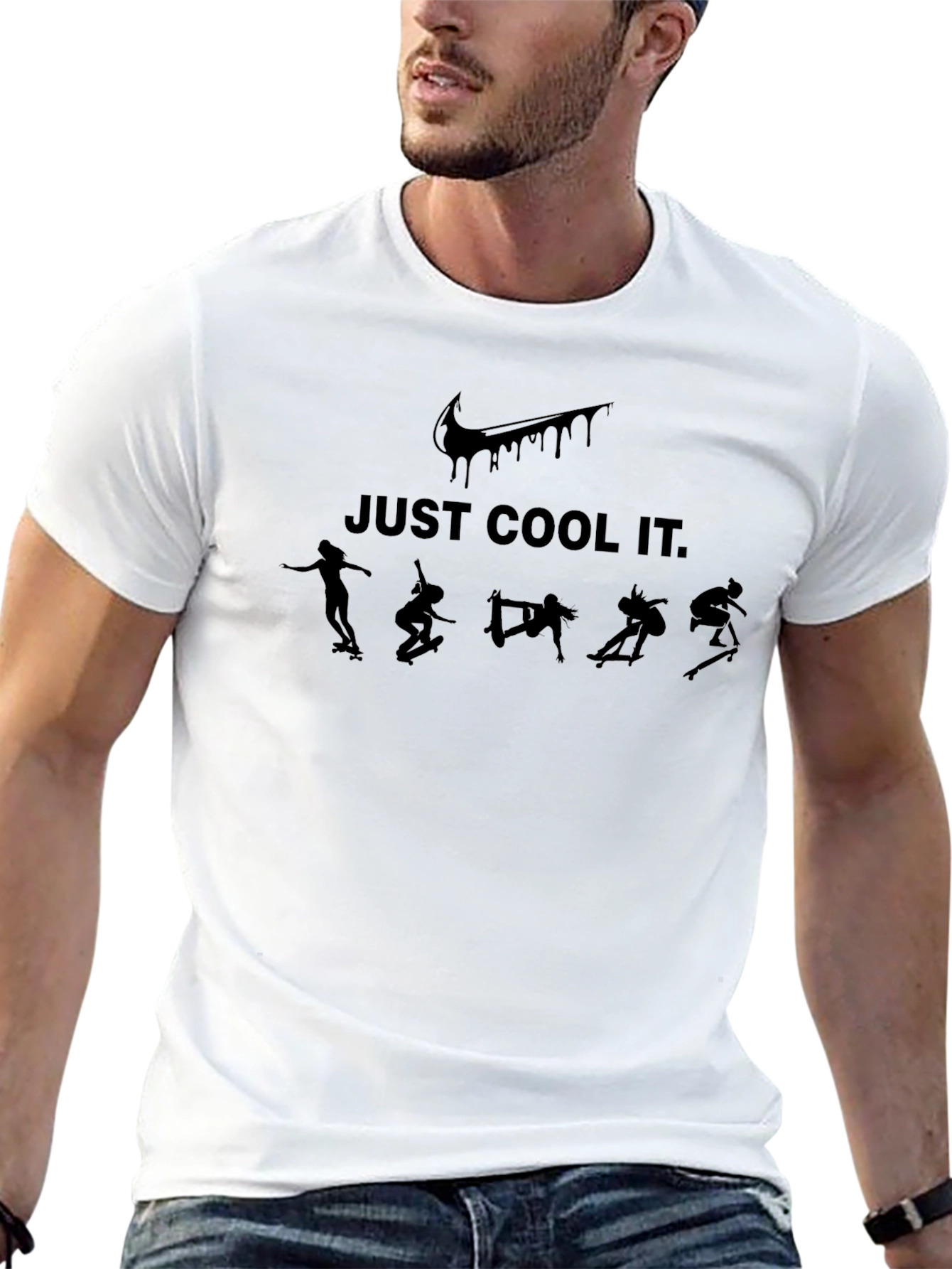Just Cool It Skateboard T-Shirt