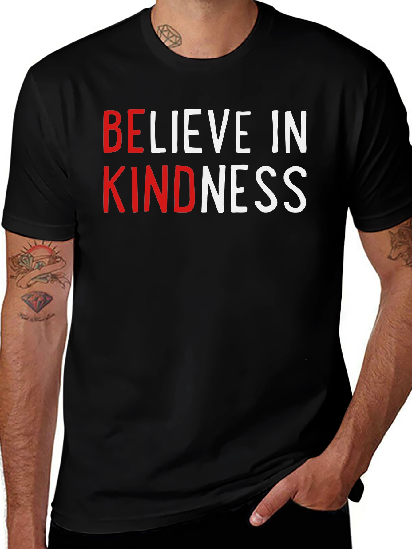 Believe in Kindness Graphic Tee - Unisex Soft Cotton