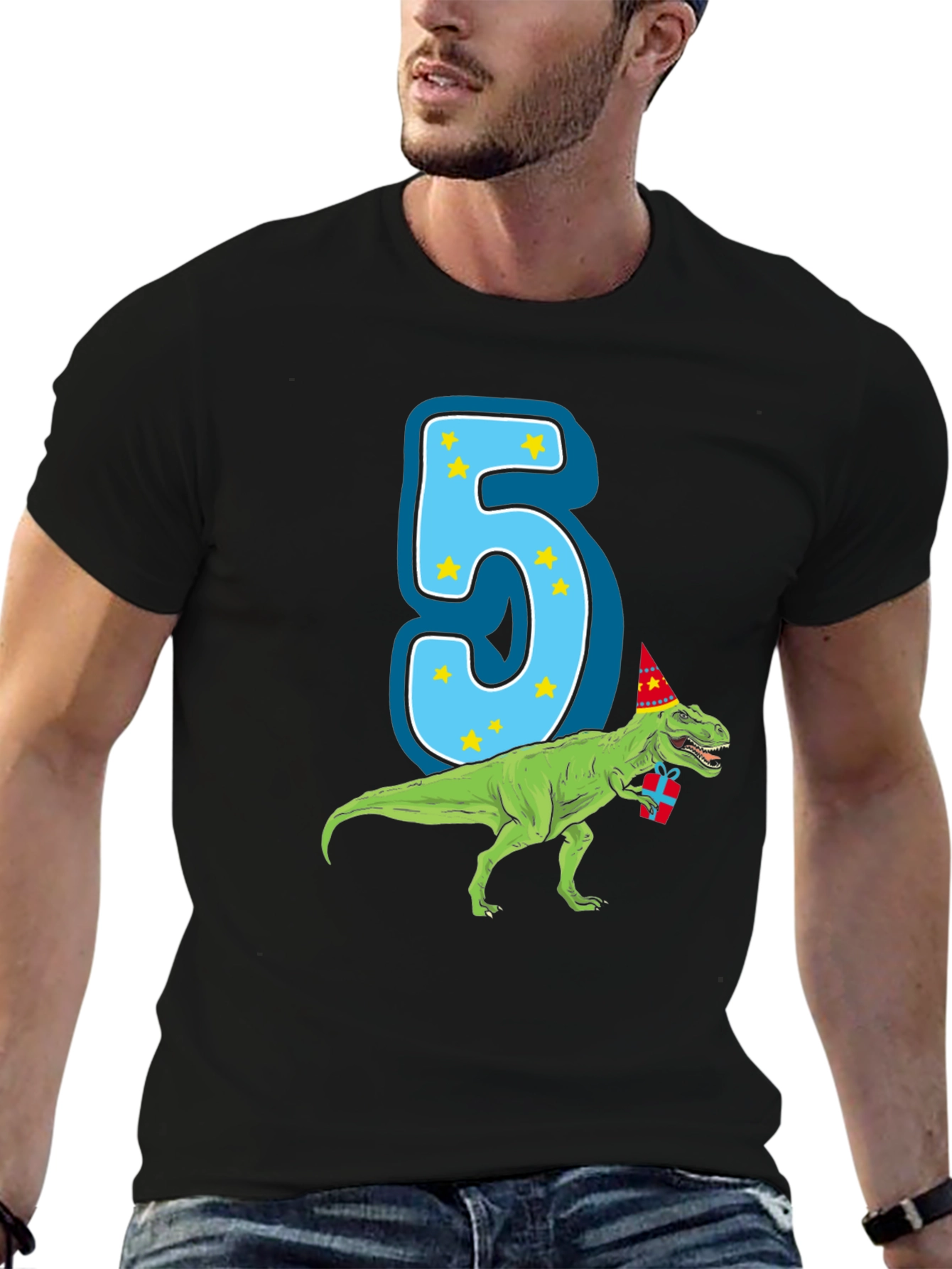 Dinosaur 5th Birthday T-Shirt