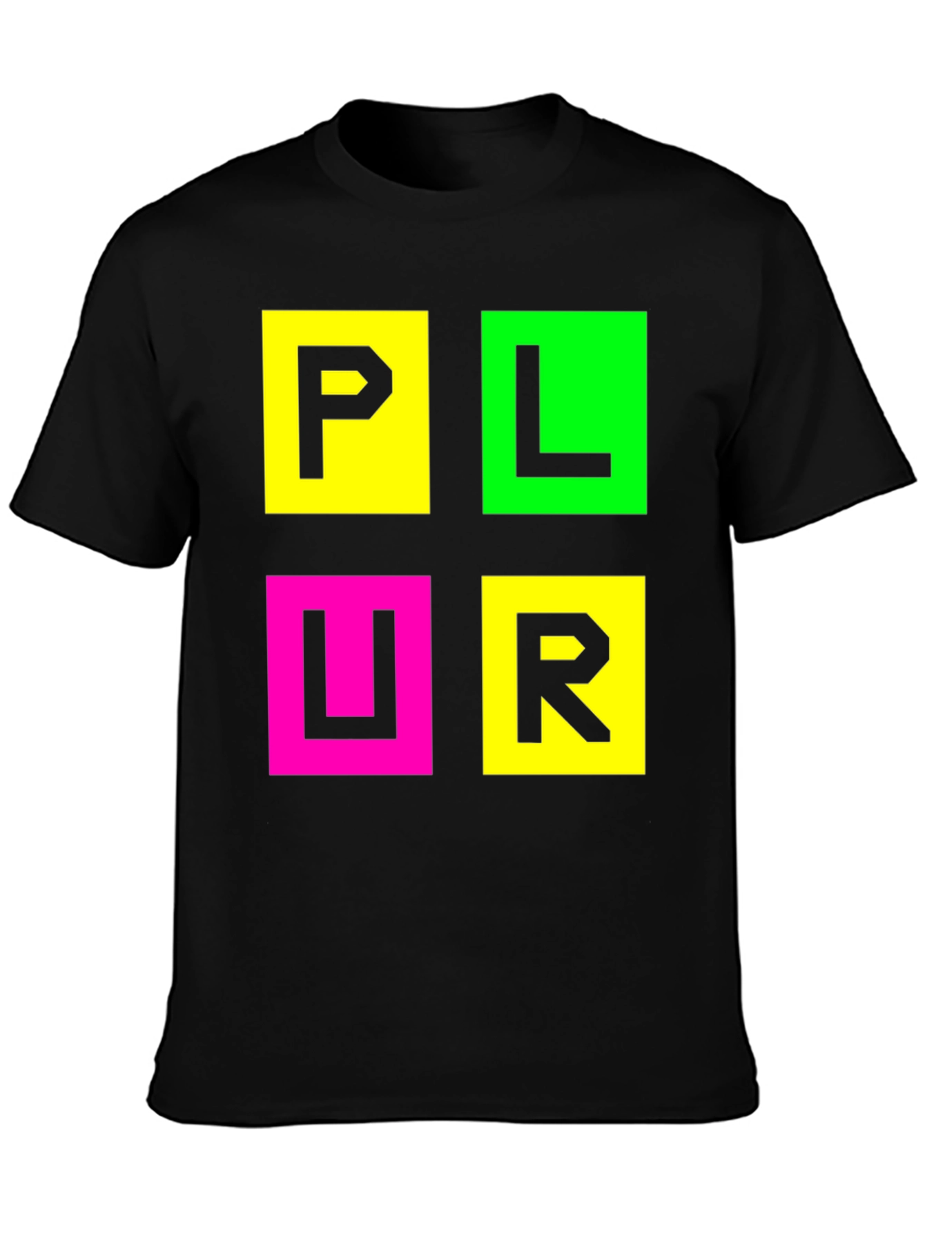 PLUR Graphic Tee - Peace Love Unity Respect