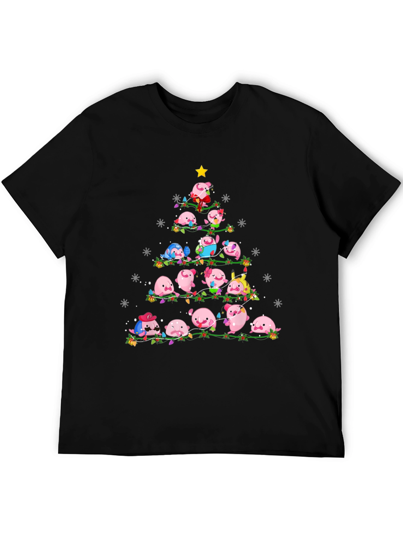 Kirby Christmas Tree T-Shirt - Holiday Celebration