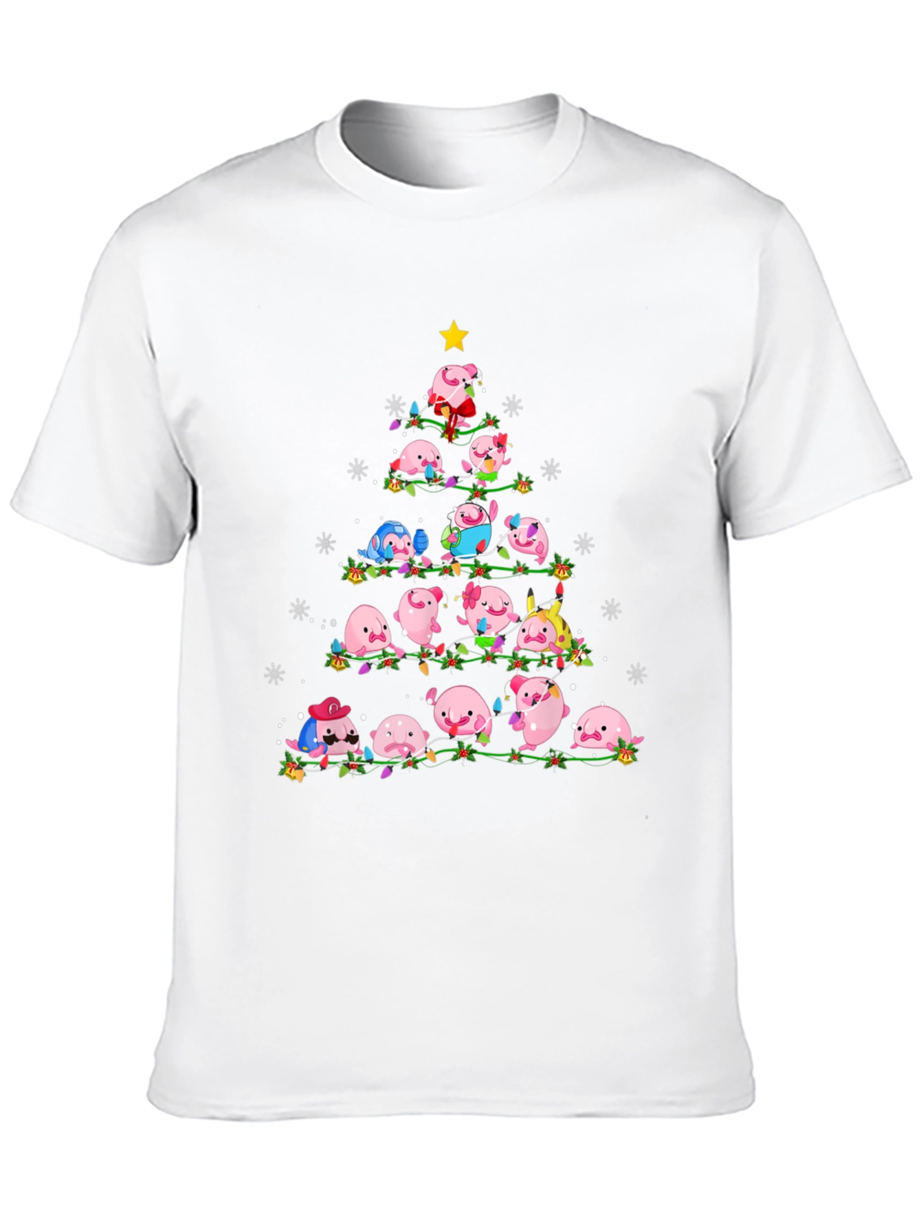Kirby Christmas Tree T-Shirt - Holiday Celebration