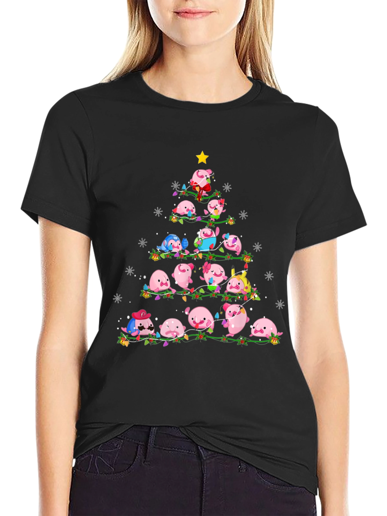 Kirby Christmas Tree T-Shirt - Holiday Celebration