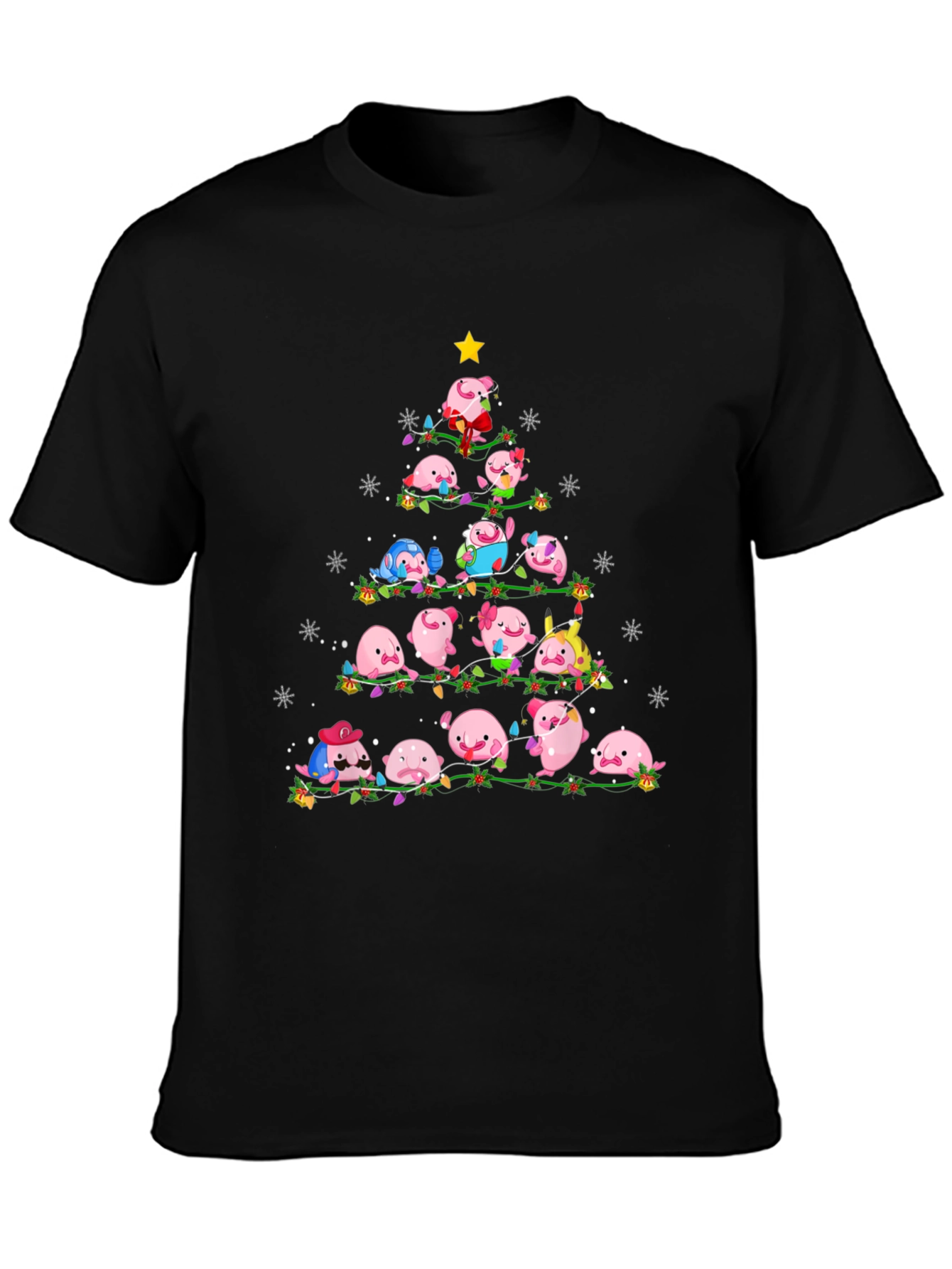 Kirby Christmas Tree T-Shirt - Holiday Celebration