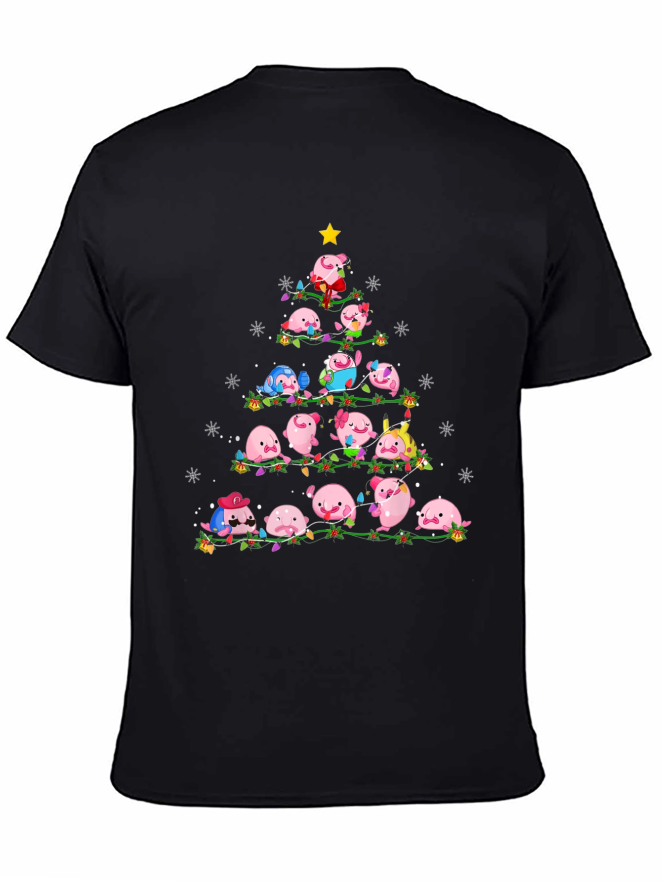 Kirby Christmas Tree T-Shirt - Holiday Celebration