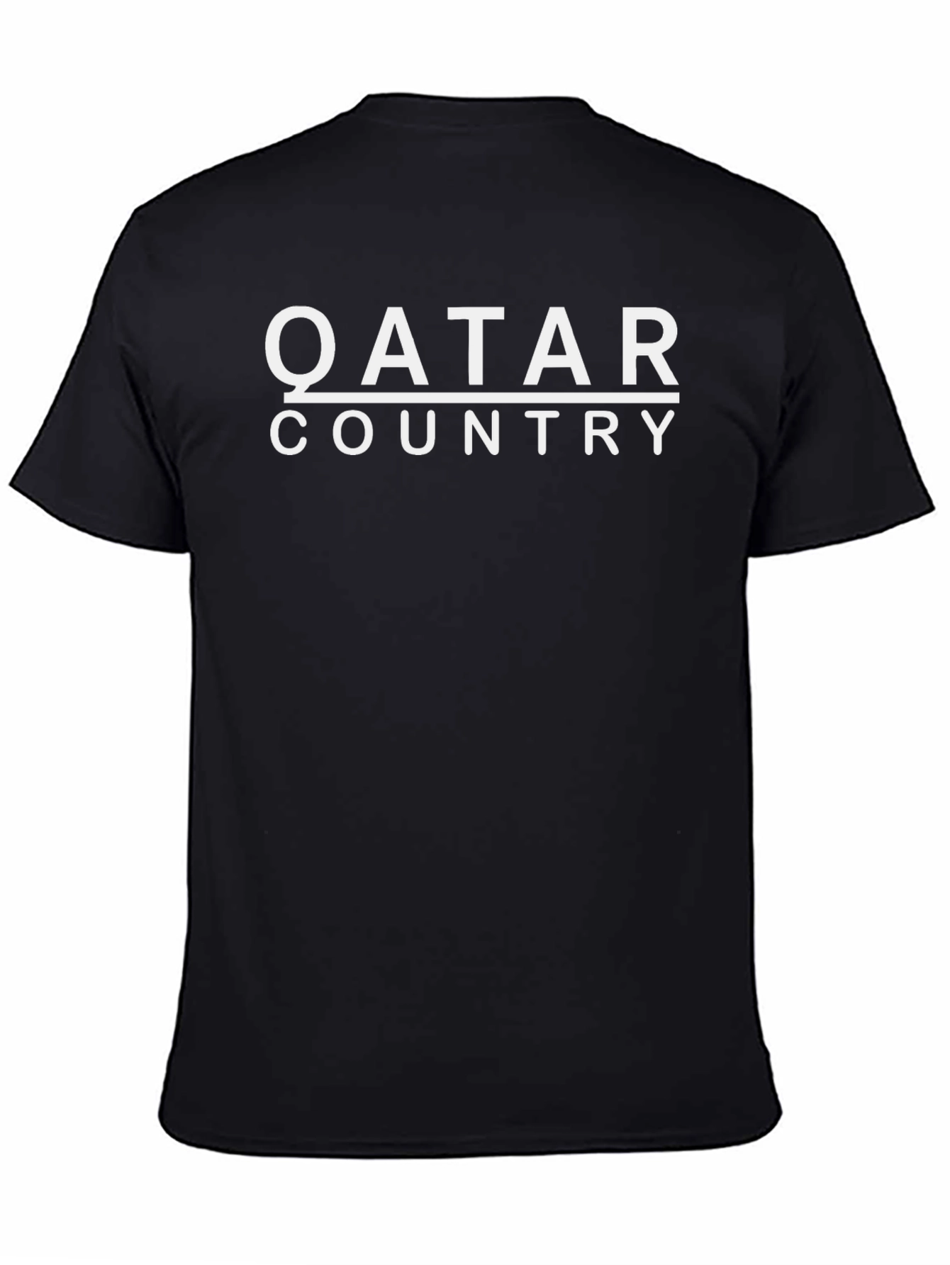 Qatar Country Graphic T-Shirt - Soft Cotton Blend
