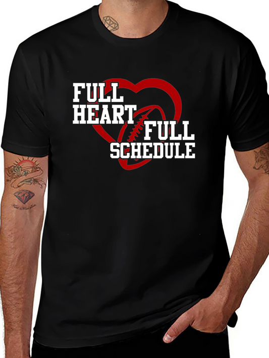 Full Heart Full Schedule Graphic T-Shirt