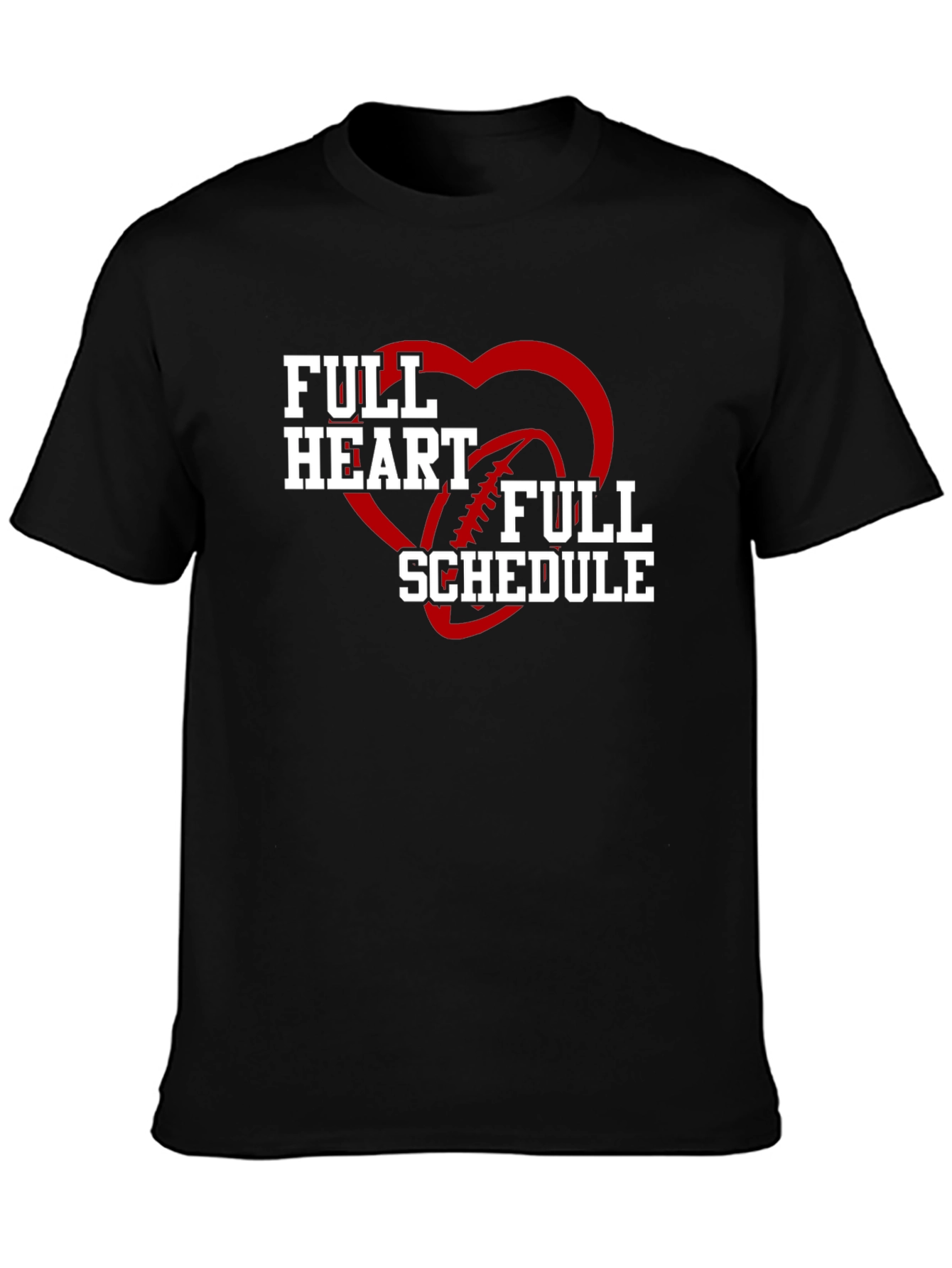 Full Heart Full Schedule Graphic T-Shirt