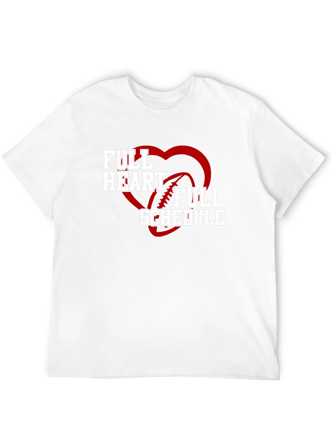Full Heart Full Schedule Graphic T-Shirt