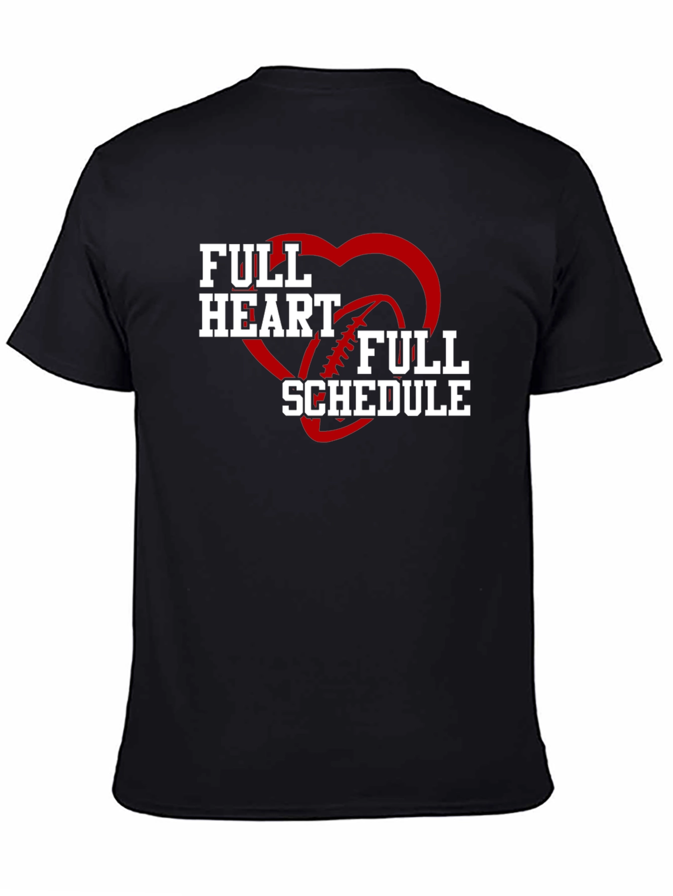 Full Heart Full Schedule Graphic T-Shirt