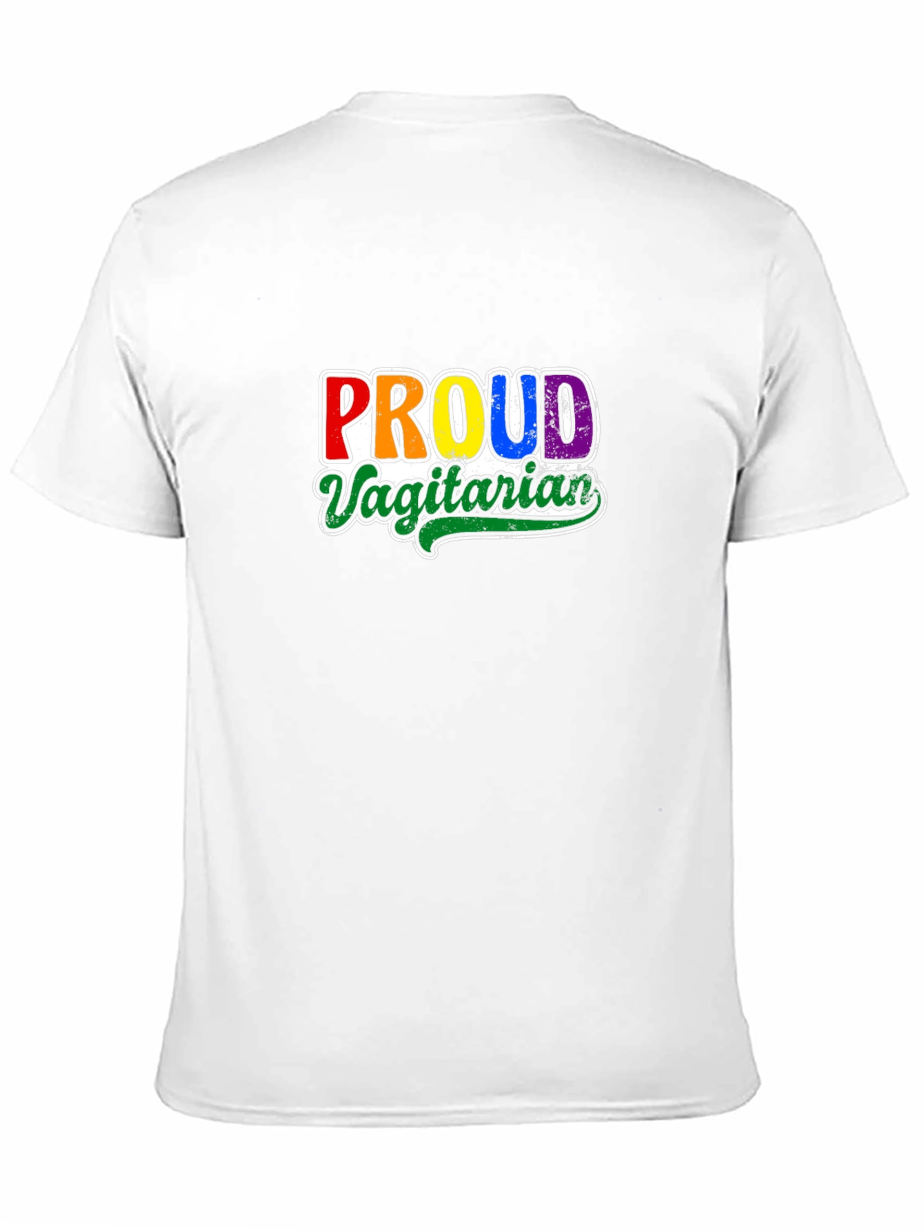 Proud Vagitarian T-Shirt - LGBTQ+ Vegan Pride