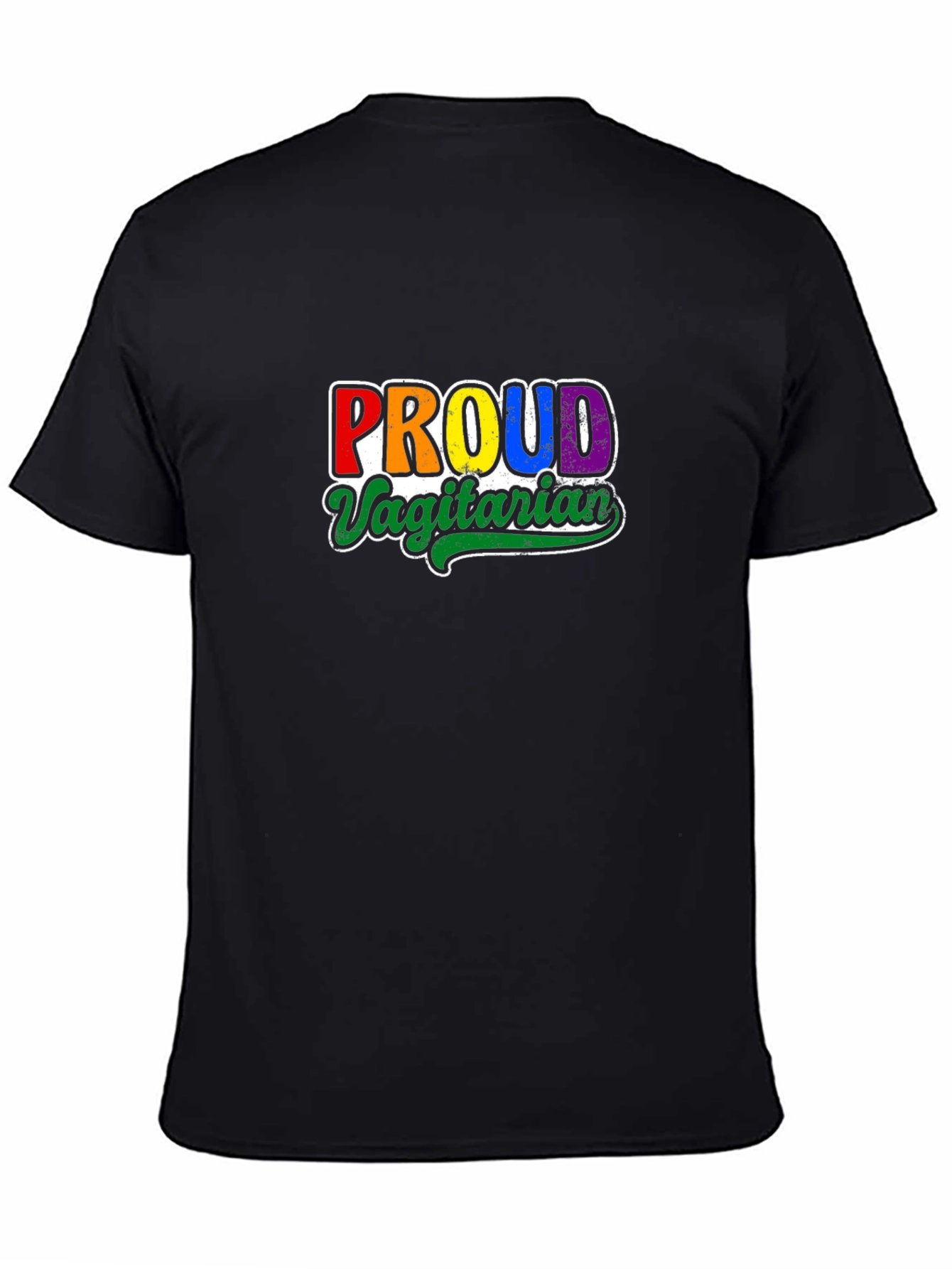 Proud Vagitarian T-Shirt - LGBTQ+ Vegan Pride