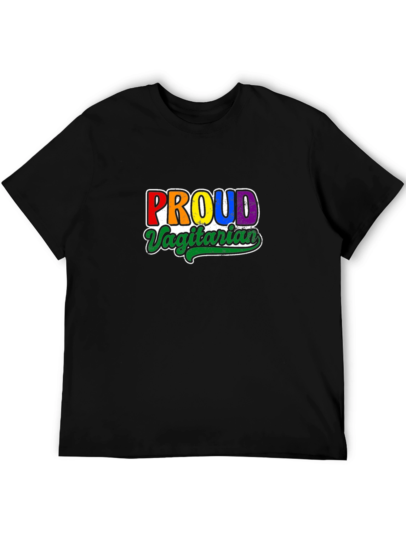 Proud Vagitarian T-Shirt - LGBTQ+ Vegan Pride