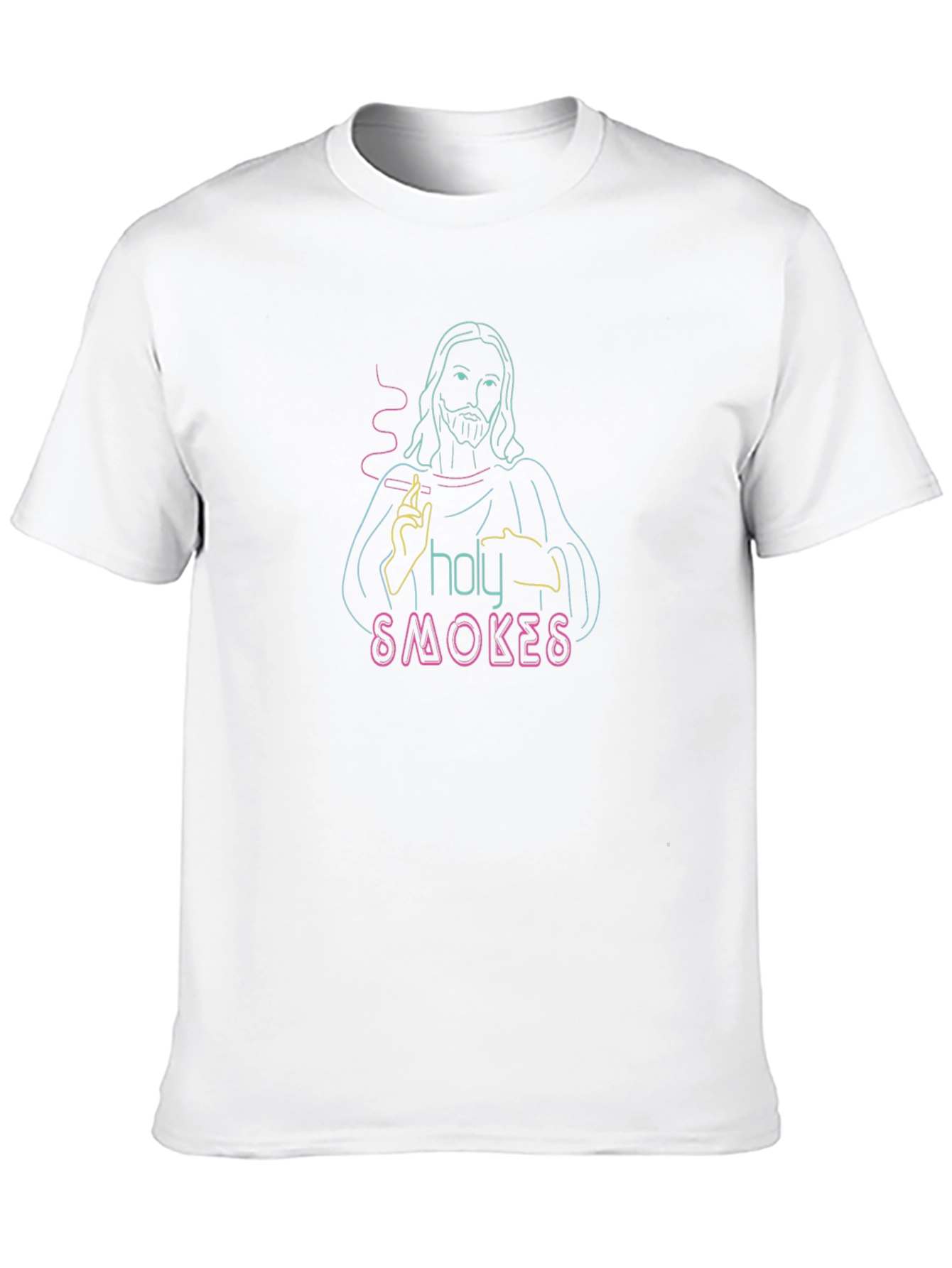 Holy Smokes Graphic Tee - Black Crew Neck