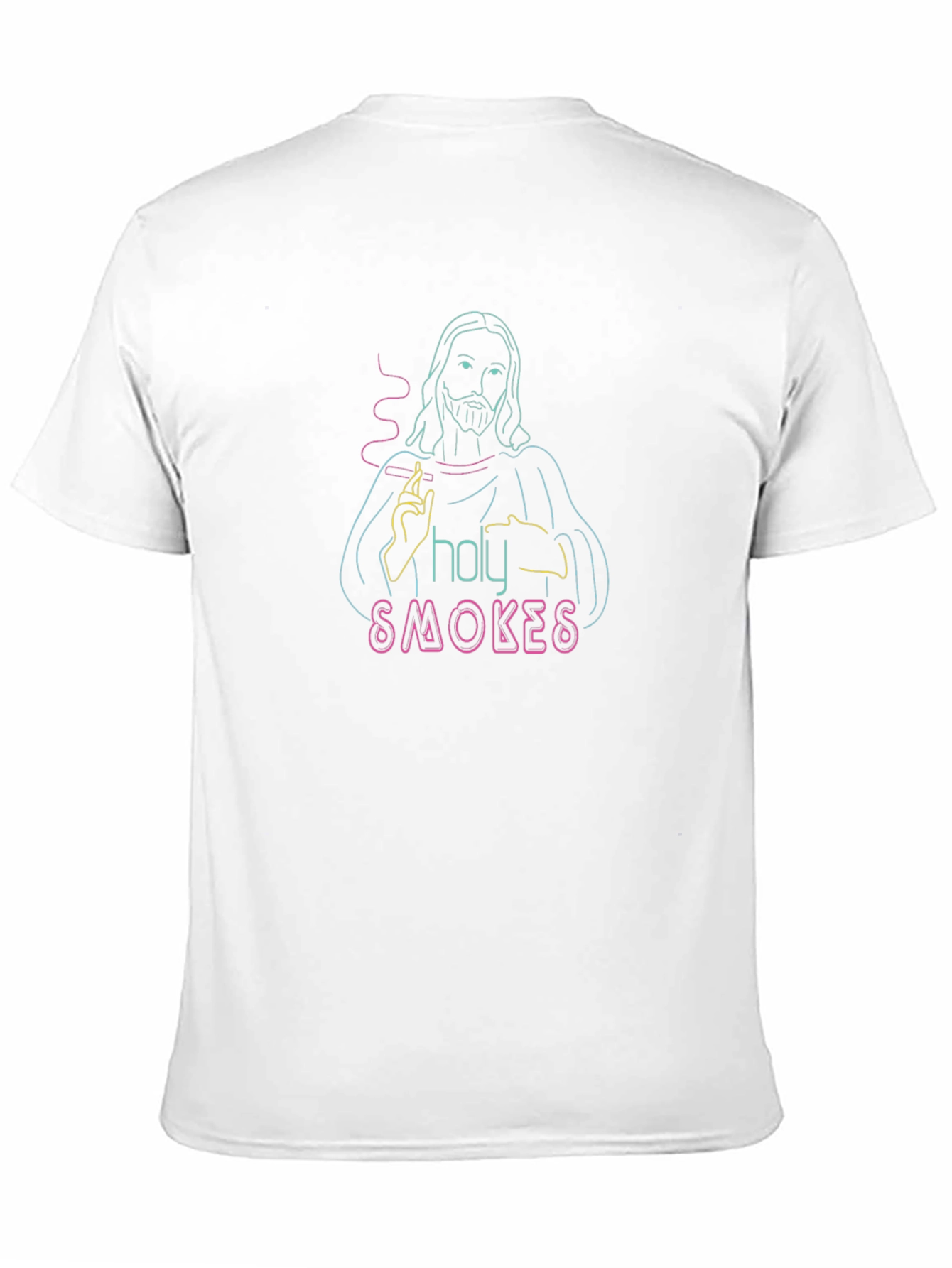 Holy Smokes Graphic Tee - Black Crew Neck