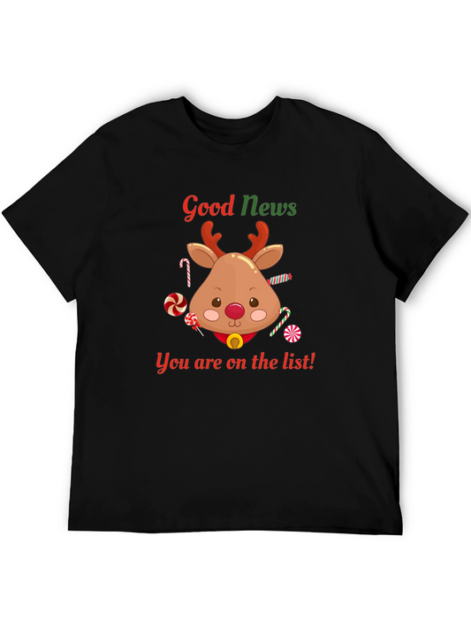 Good News Deer Christmas T-Shirt