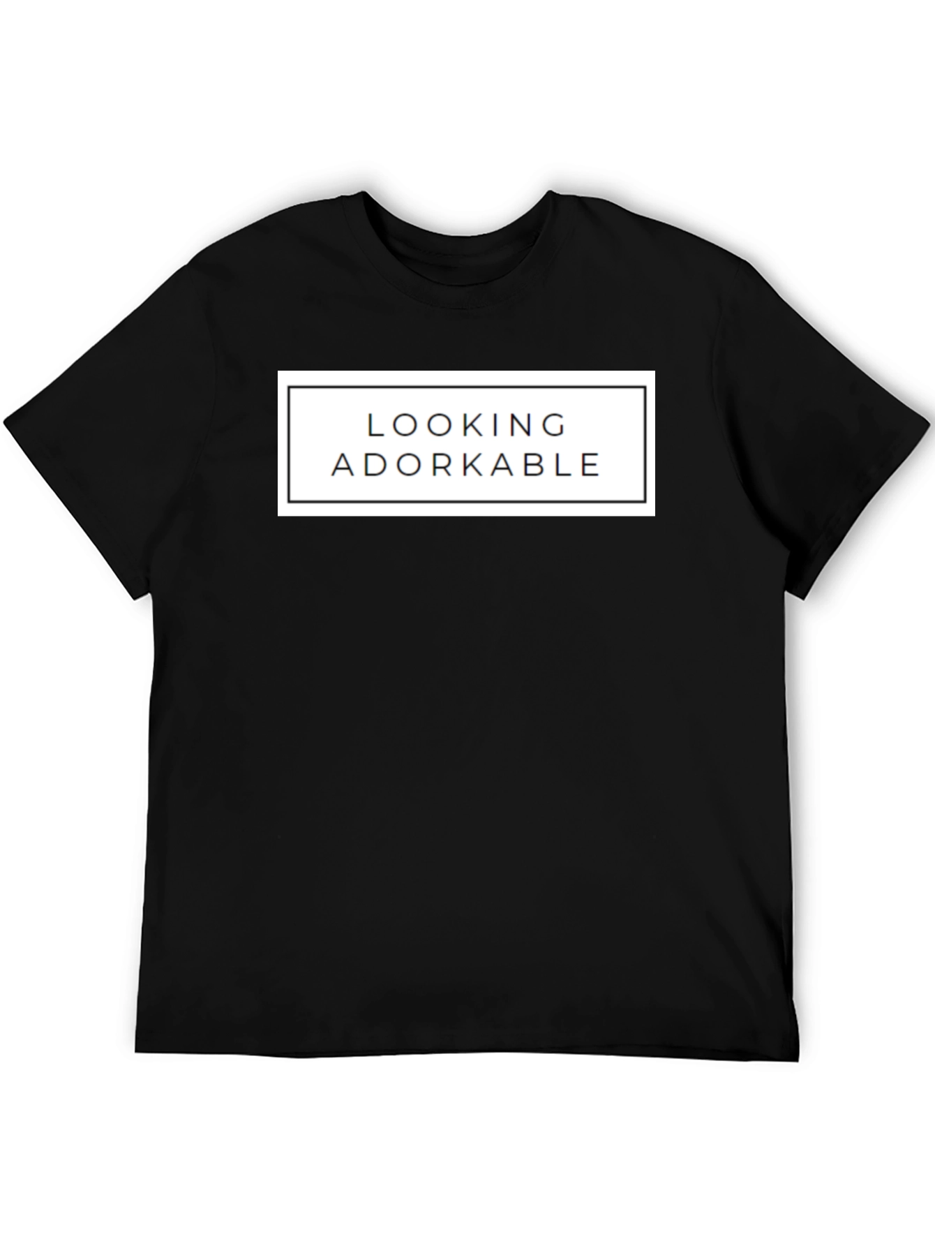 Looking Adorkable Graphic Tee - Black