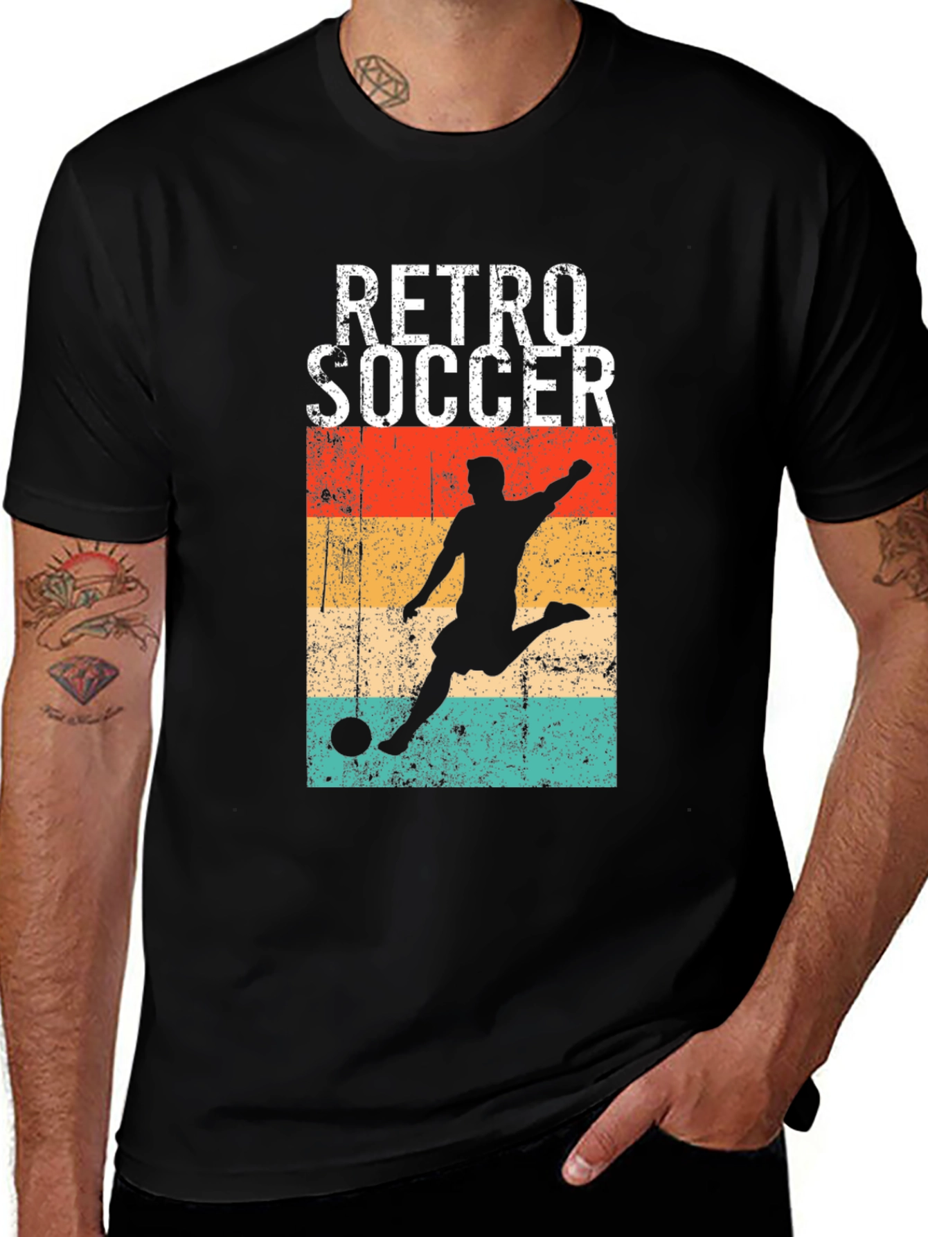 Retro Soccer Graphic T-Shirt