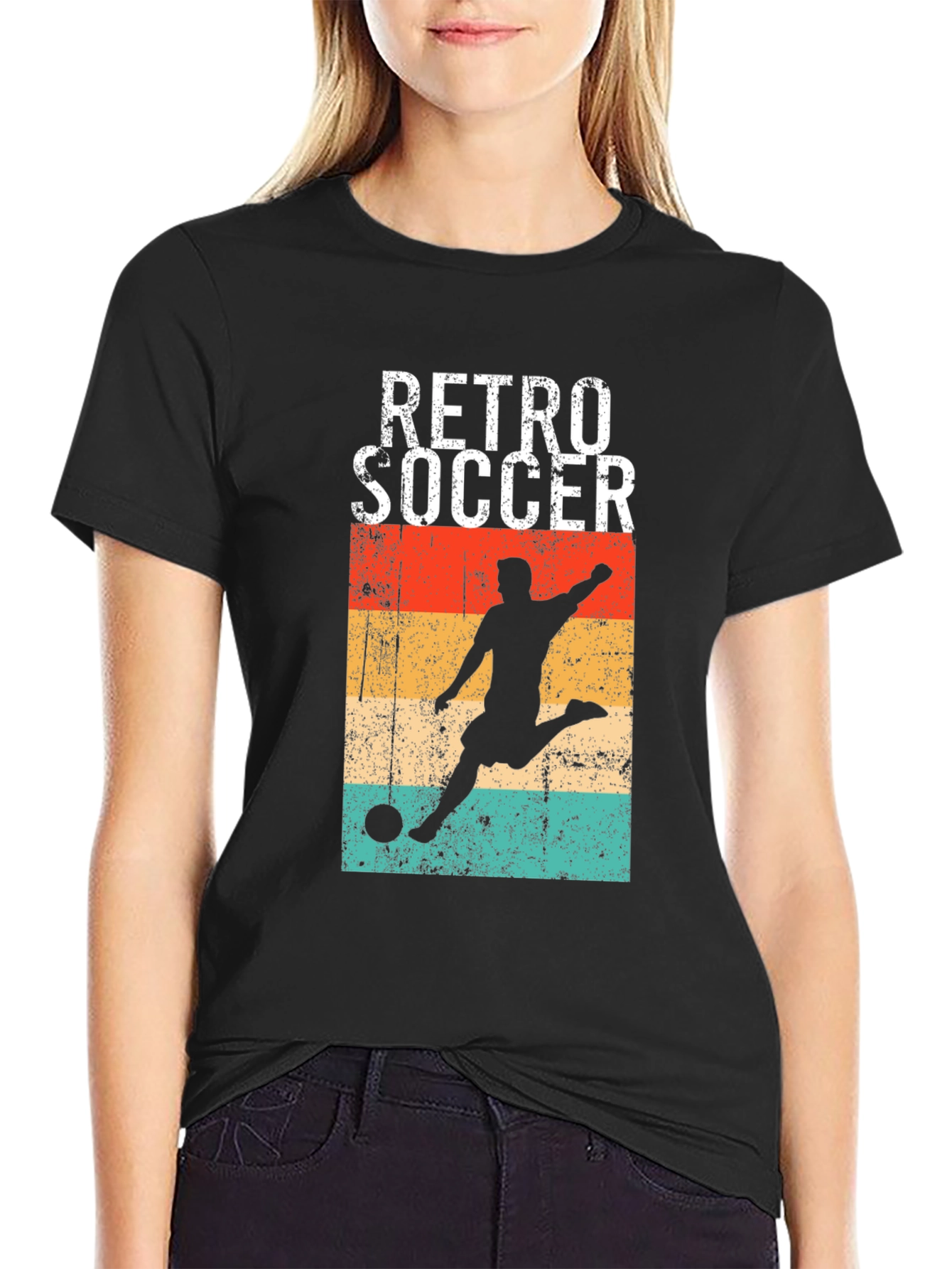 Retro Soccer Graphic T-Shirt