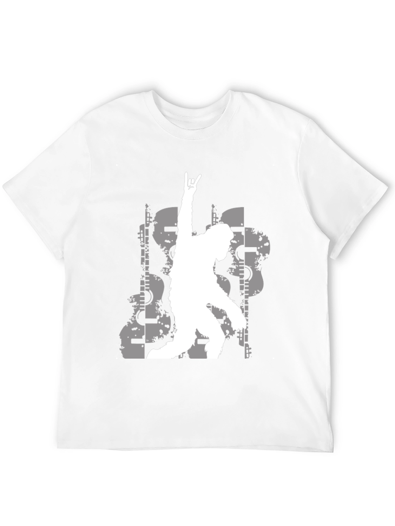 Rock On Bigfoot T-Shirt - Mens Graphic Tee