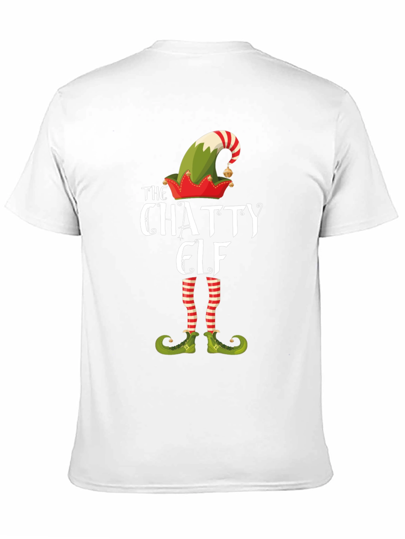 Chatty Elf Christmas T-Shirt - Holiday Festive Apparel