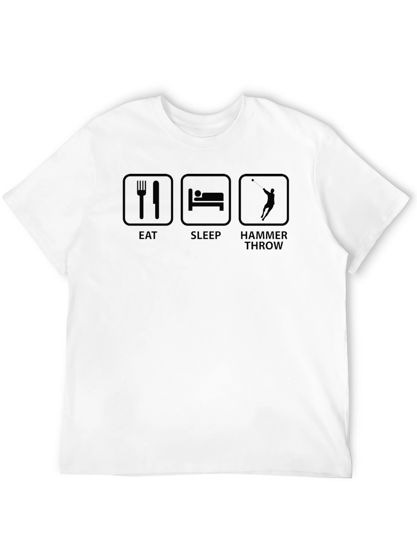 Eat Sleep Hammer Throw T-Shirt - Athlete Gift
