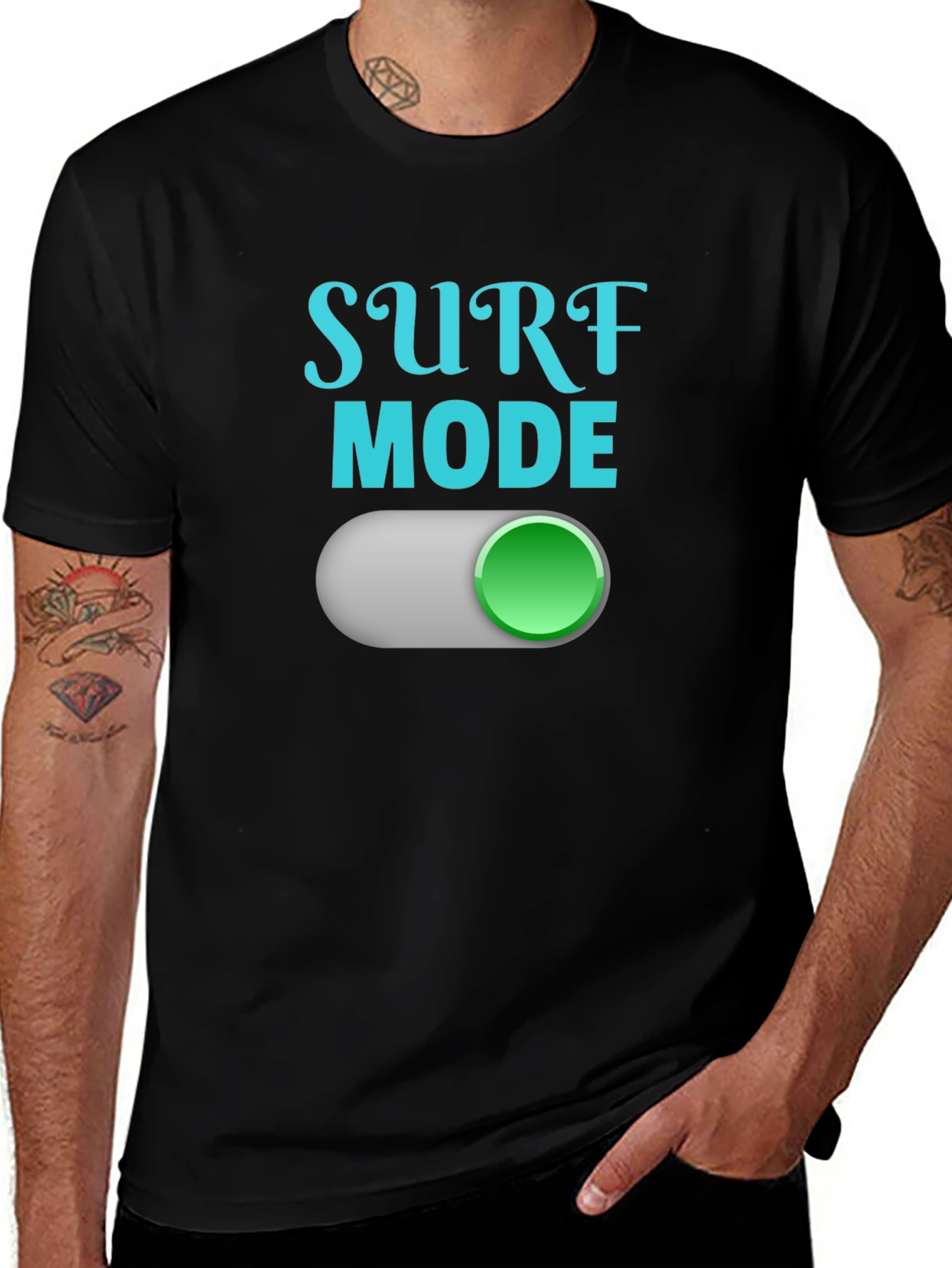 Surf Mode On T-Shirt - Cool Summer Tee