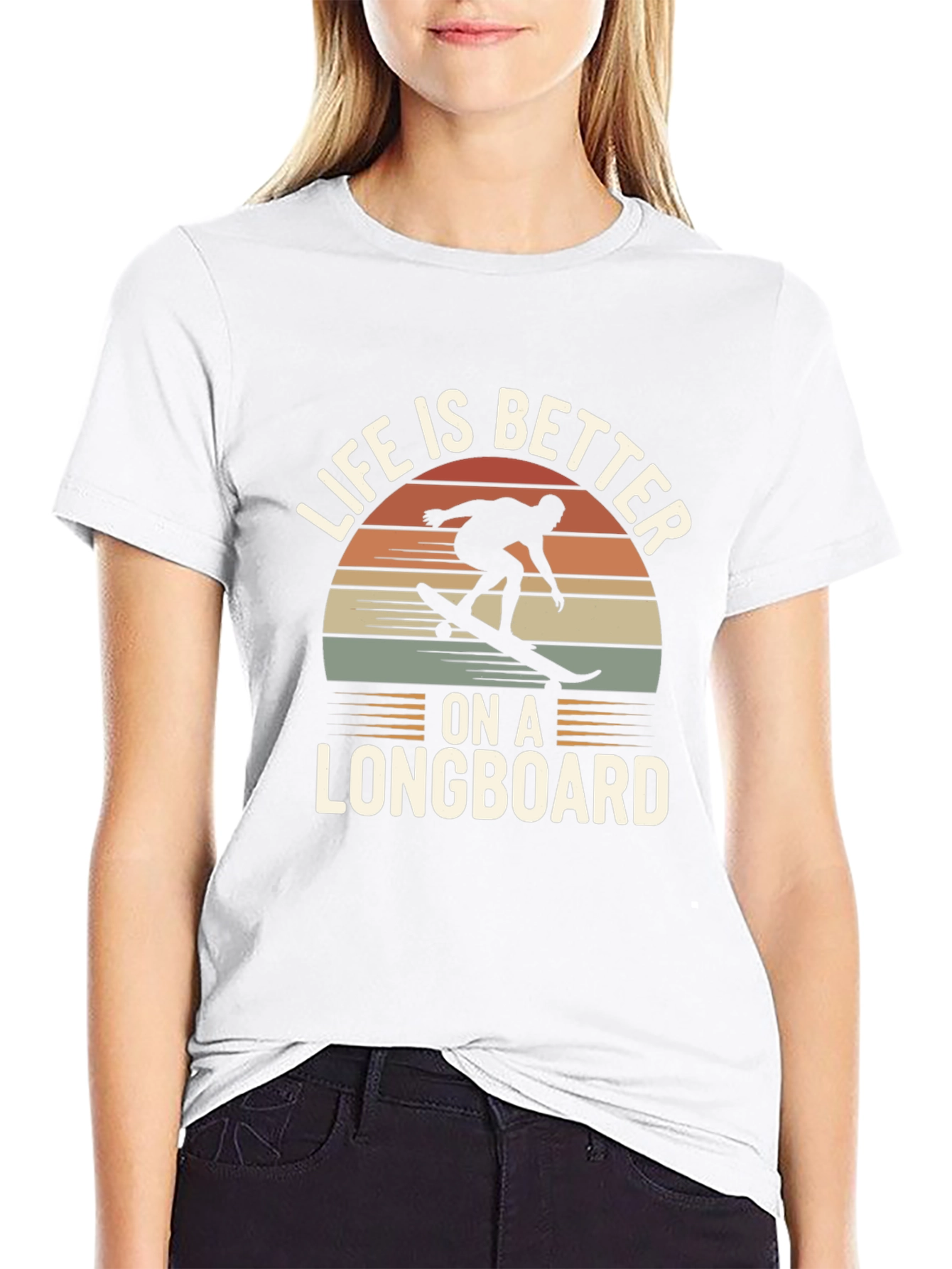 Life is Better on a Longboard T-Shirt