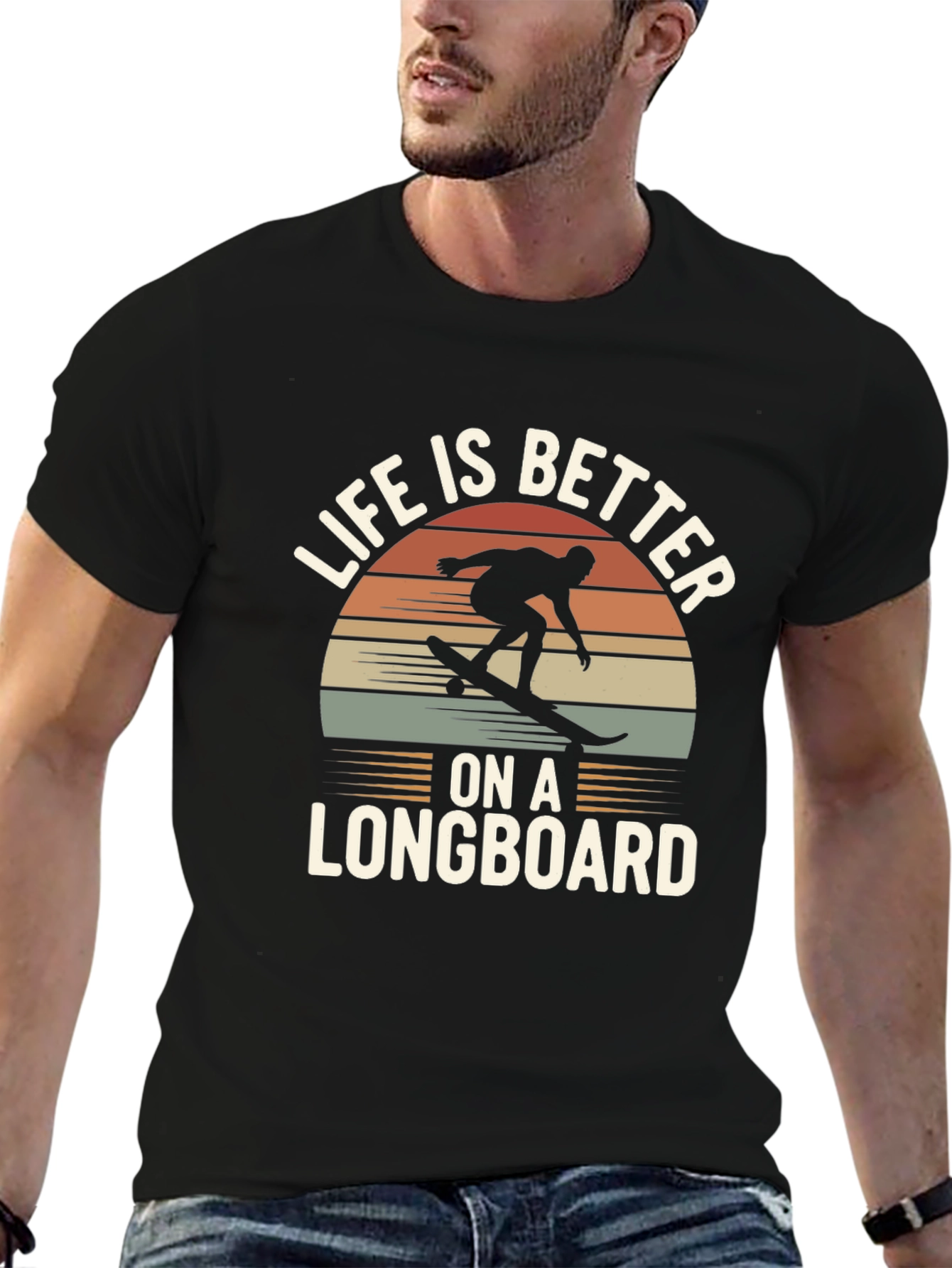 Life is Better on a Longboard T-Shirt