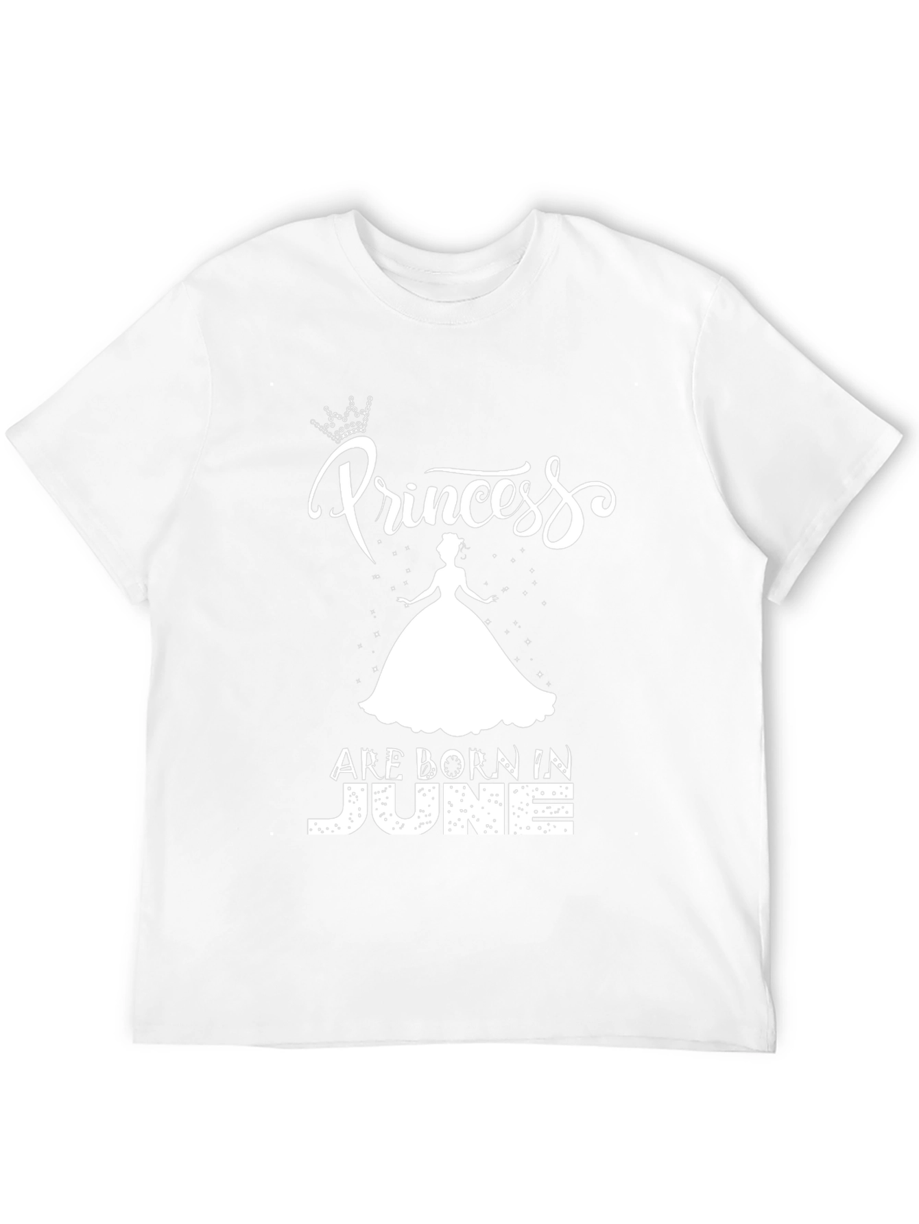 Princess Born in June Black T-Shirt