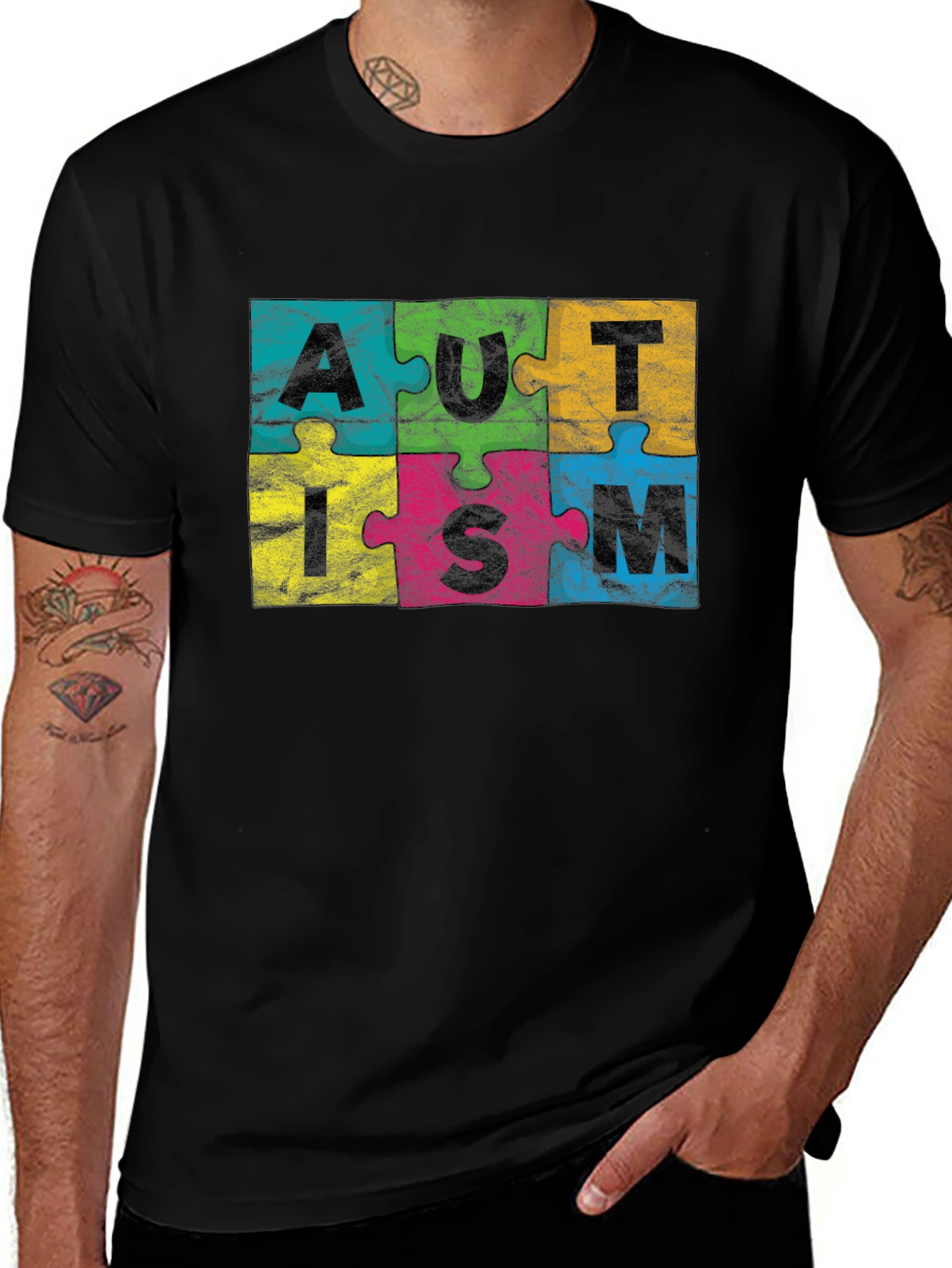Autism Awareness Puzzle Piece T-Shirt