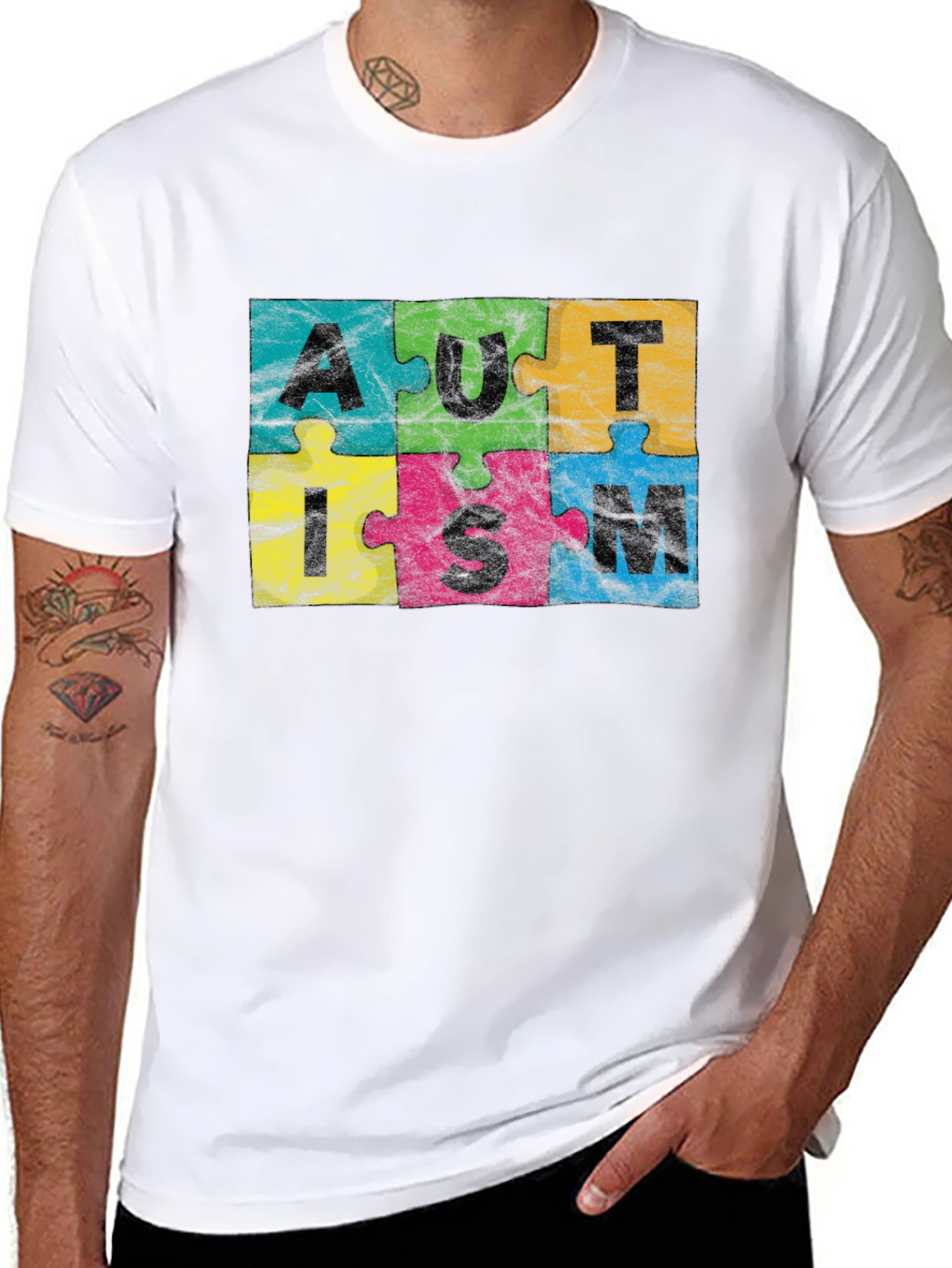 Autism Awareness Puzzle Piece T-Shirt