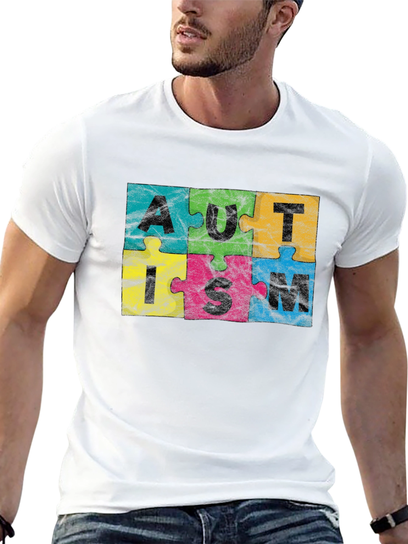 Autism Awareness Puzzle Piece T-Shirt