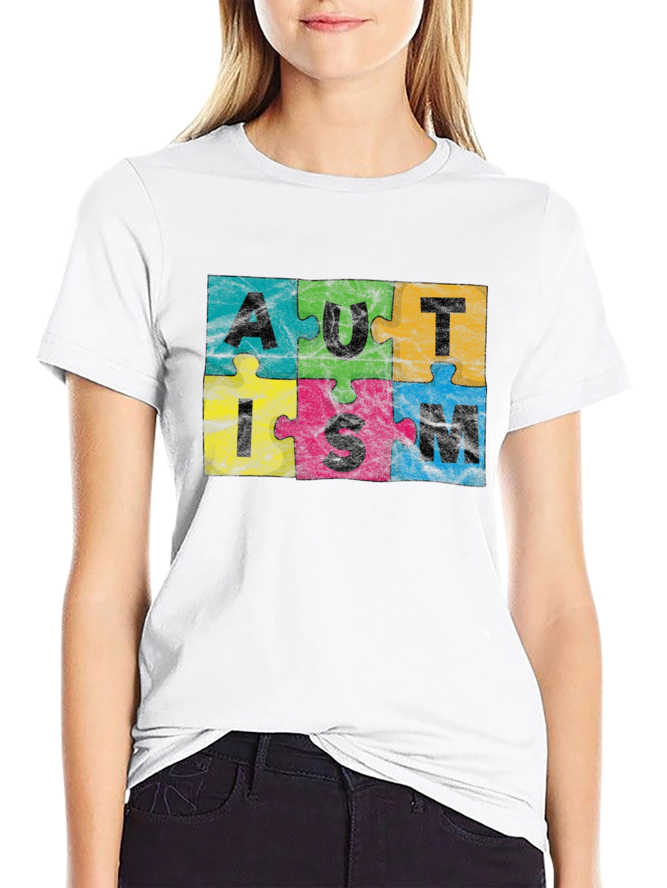 Autism Awareness Puzzle Piece T-Shirt
