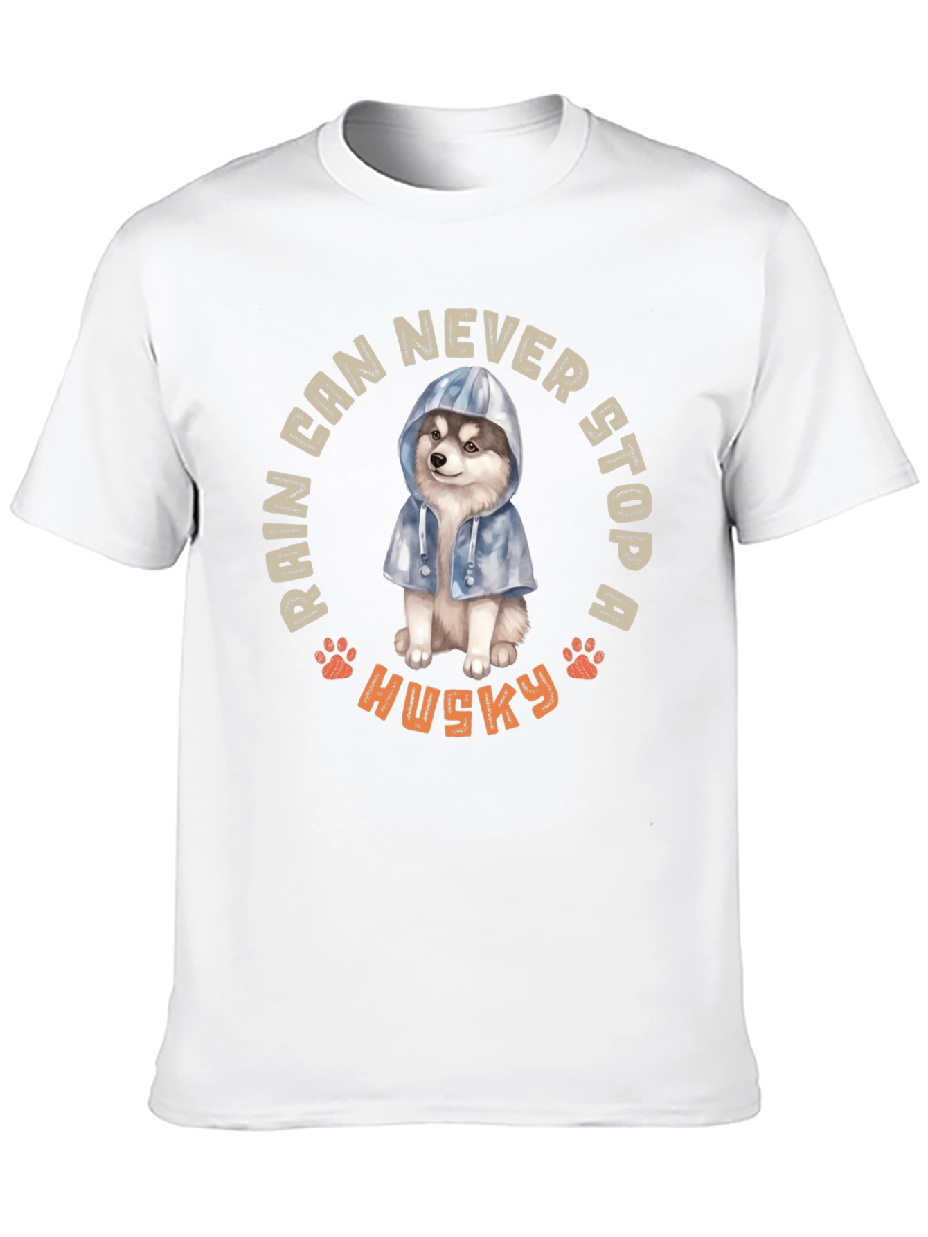 Husky Rain Can Never Stop Me T-Shirt