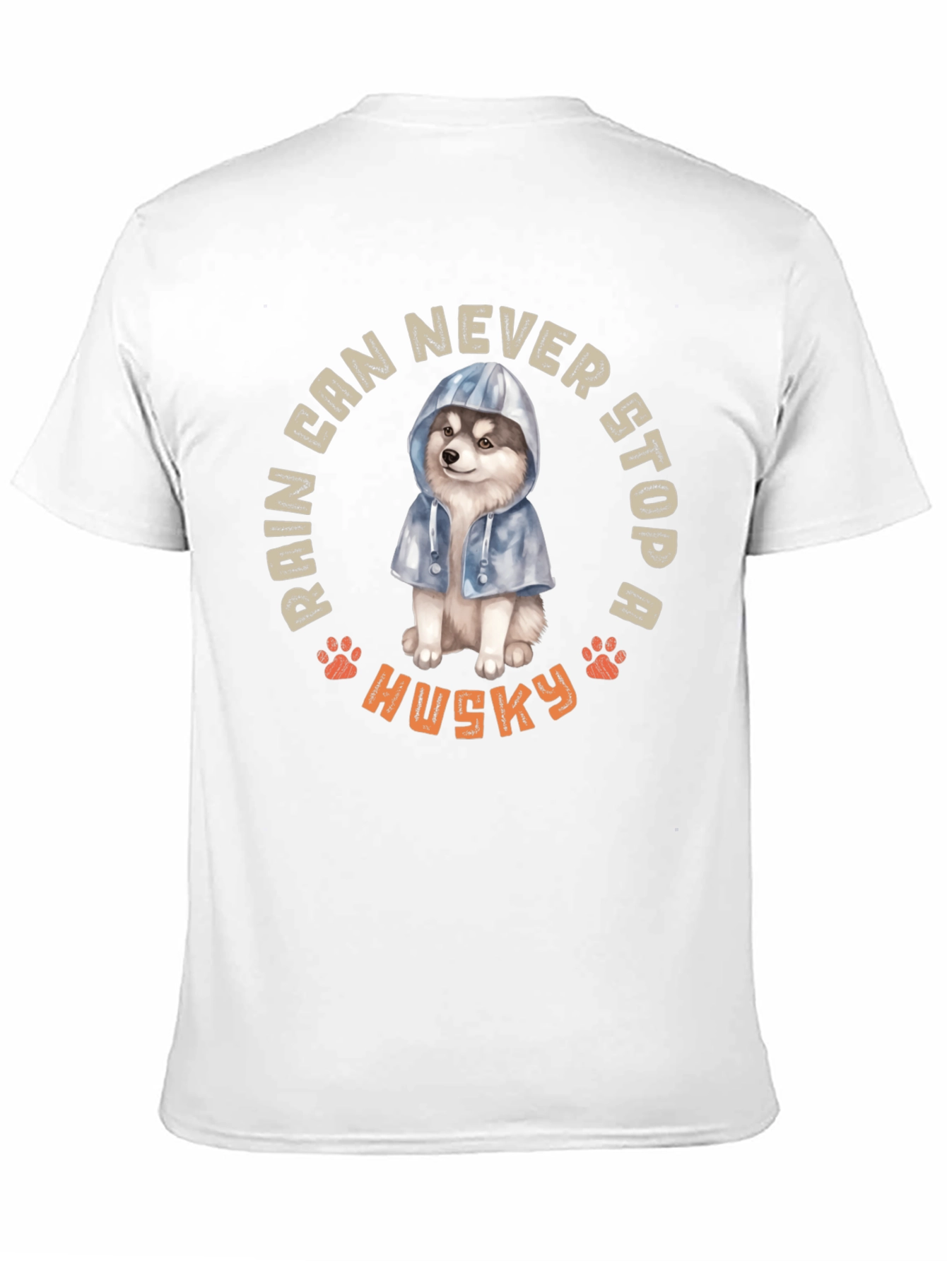 Husky Rain Can Never Stop Me T-Shirt