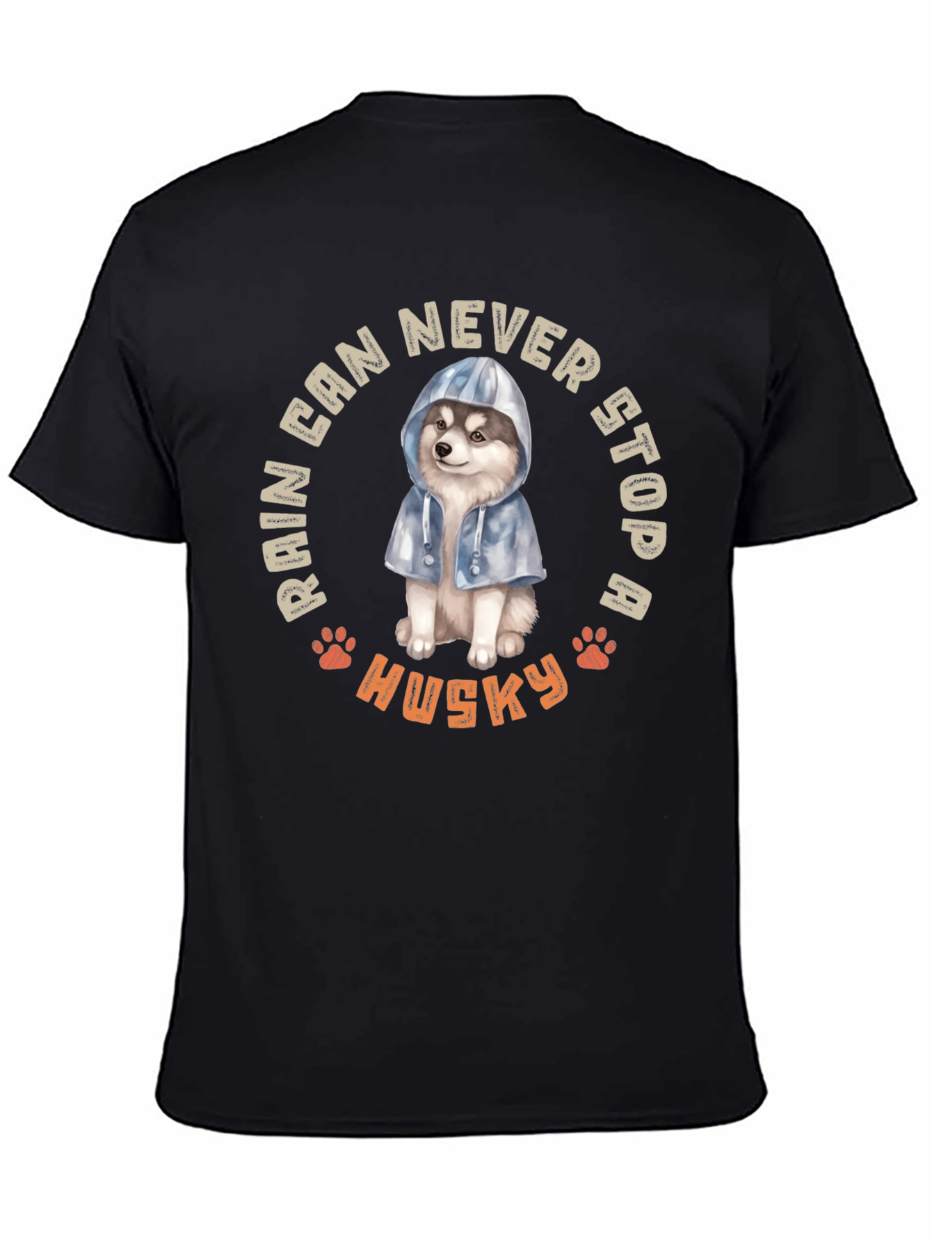 Husky Rain Can Never Stop Me T-Shirt