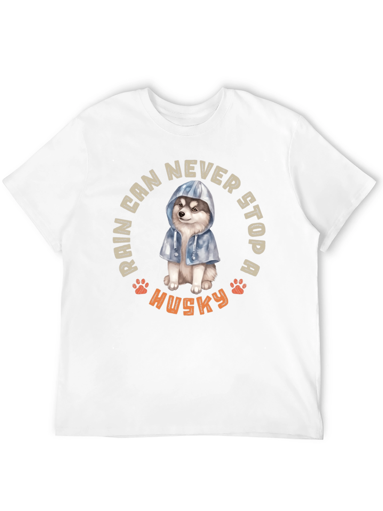 Husky Rain Can Never Stop Me T-Shirt