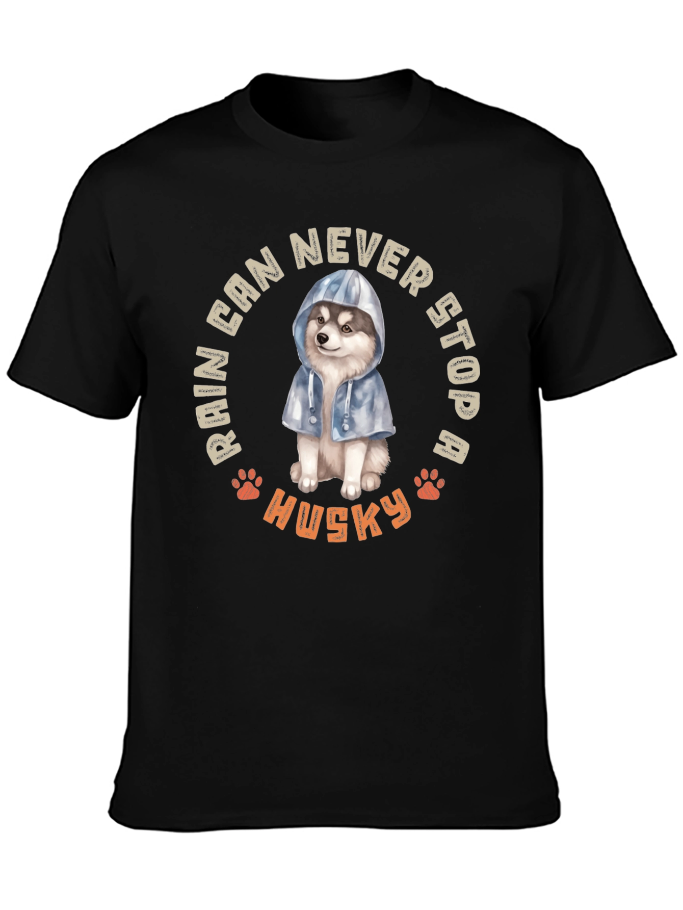 Husky Rain Can Never Stop Me T-Shirt