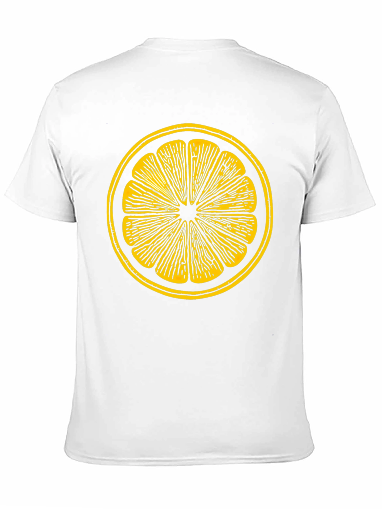 Citrus Slice Graphic Tee - Stylish Black T-Shirt