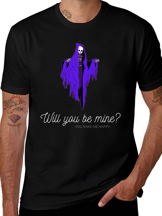 Gothic Romance T-Shirt - Will You Be Mine?