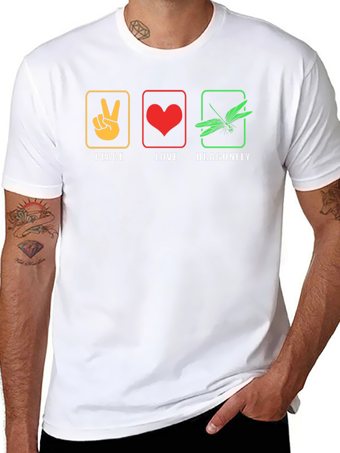 Peace Love Dragonfly T-Shirt