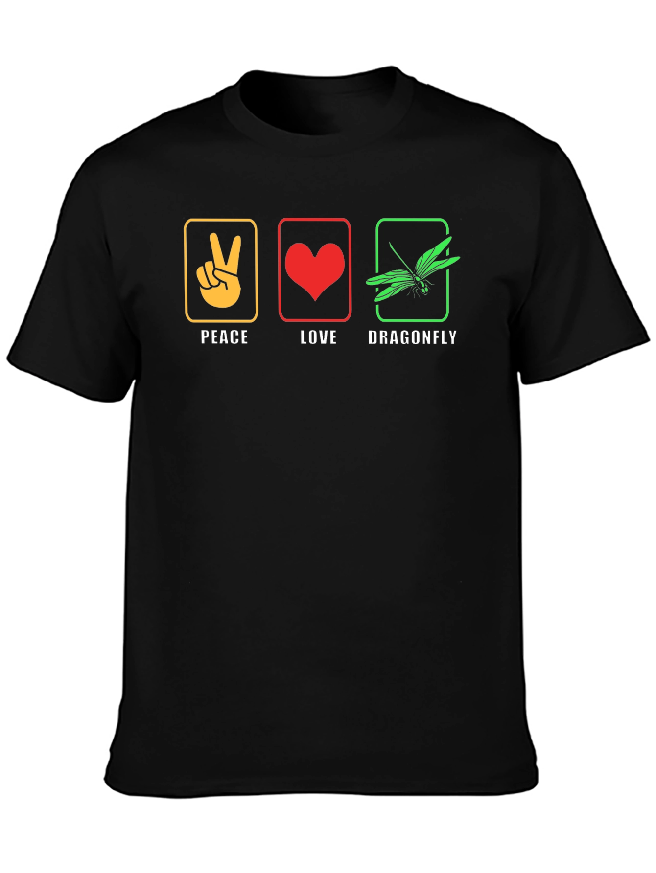 Peace Love Dragonfly T-Shirt