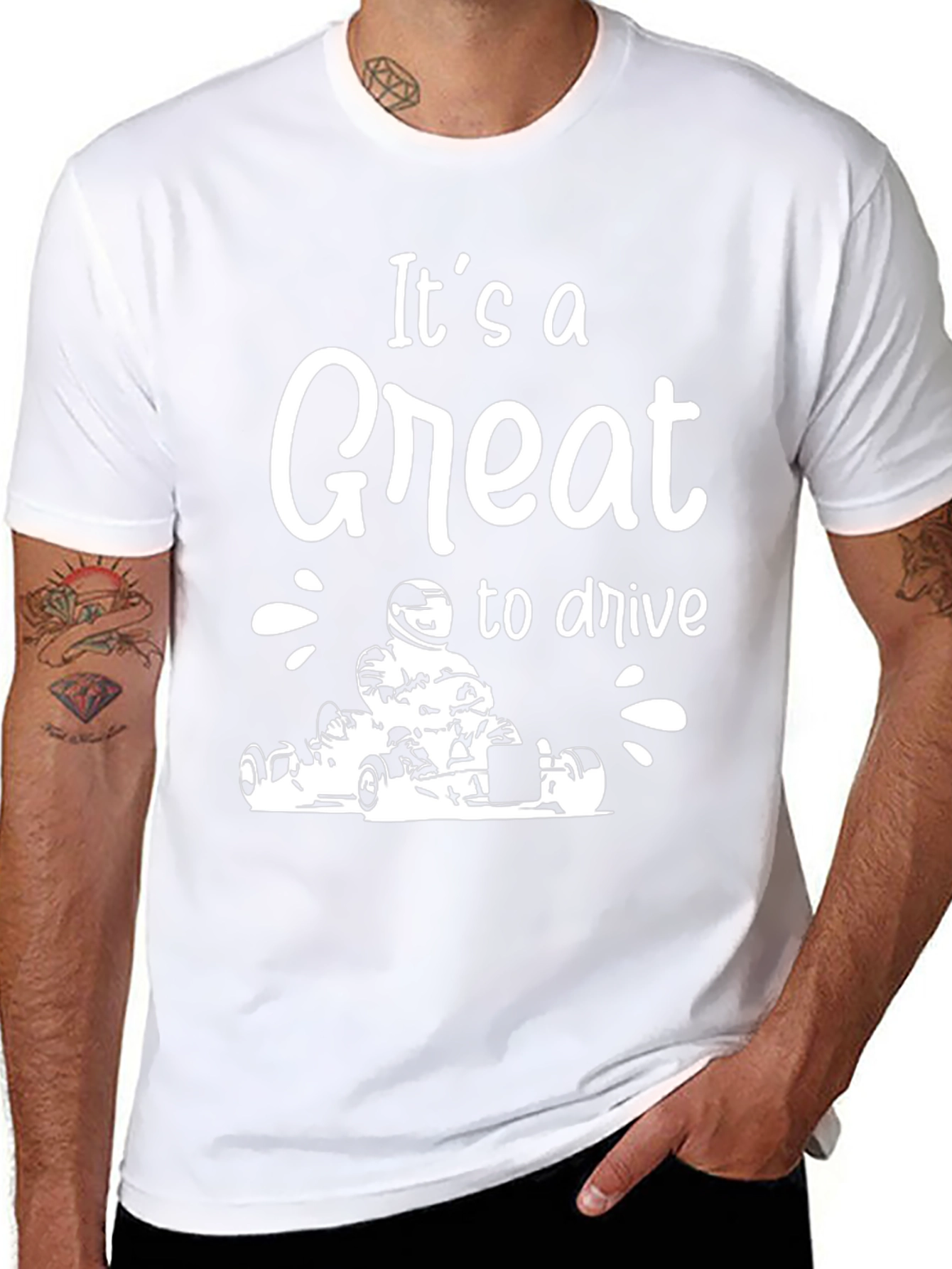 Its a Great to Drive Go Karting Black T-Shirt